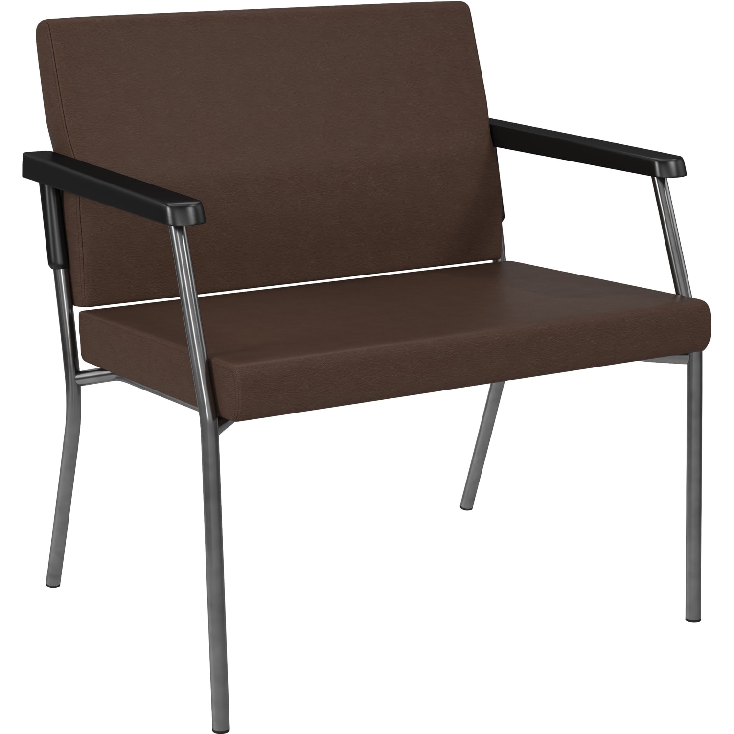 Office Star Bariatric Big & Tall Chair, Dillion Fabric With Arms, Java - Image 8