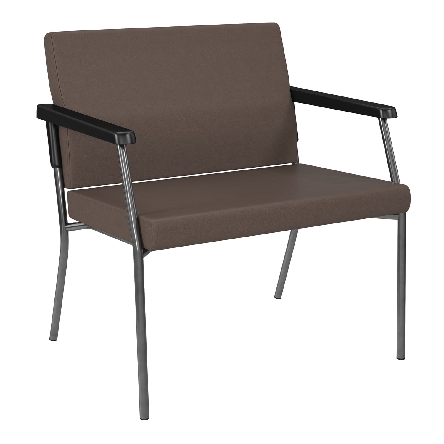 Office Star Bariatric Big & Tall Chair, Dillion Fabric With Arms, Java - Image 3