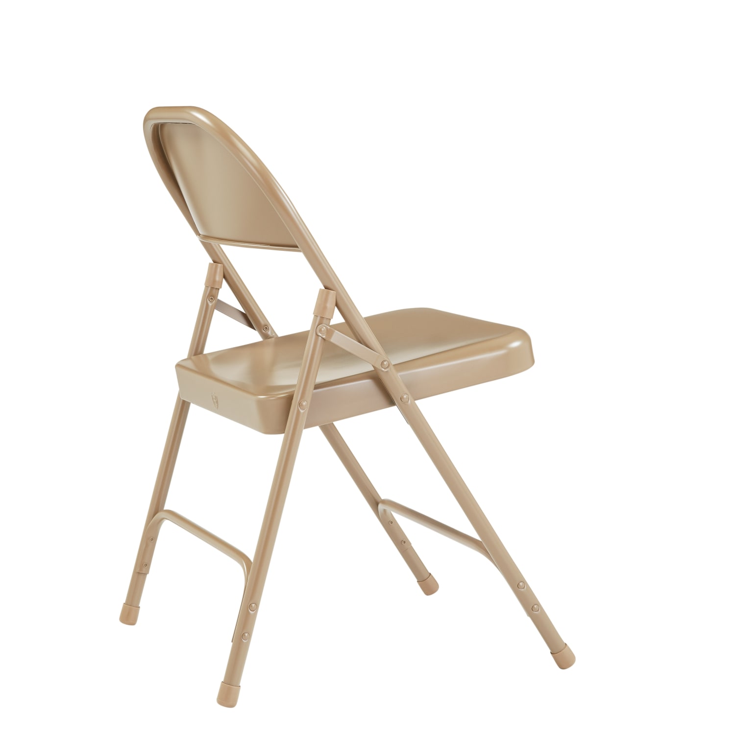 National Public Seating Series 50 Steel Folding Chairs Beige Set Of 4 Chairs PopularChairscom