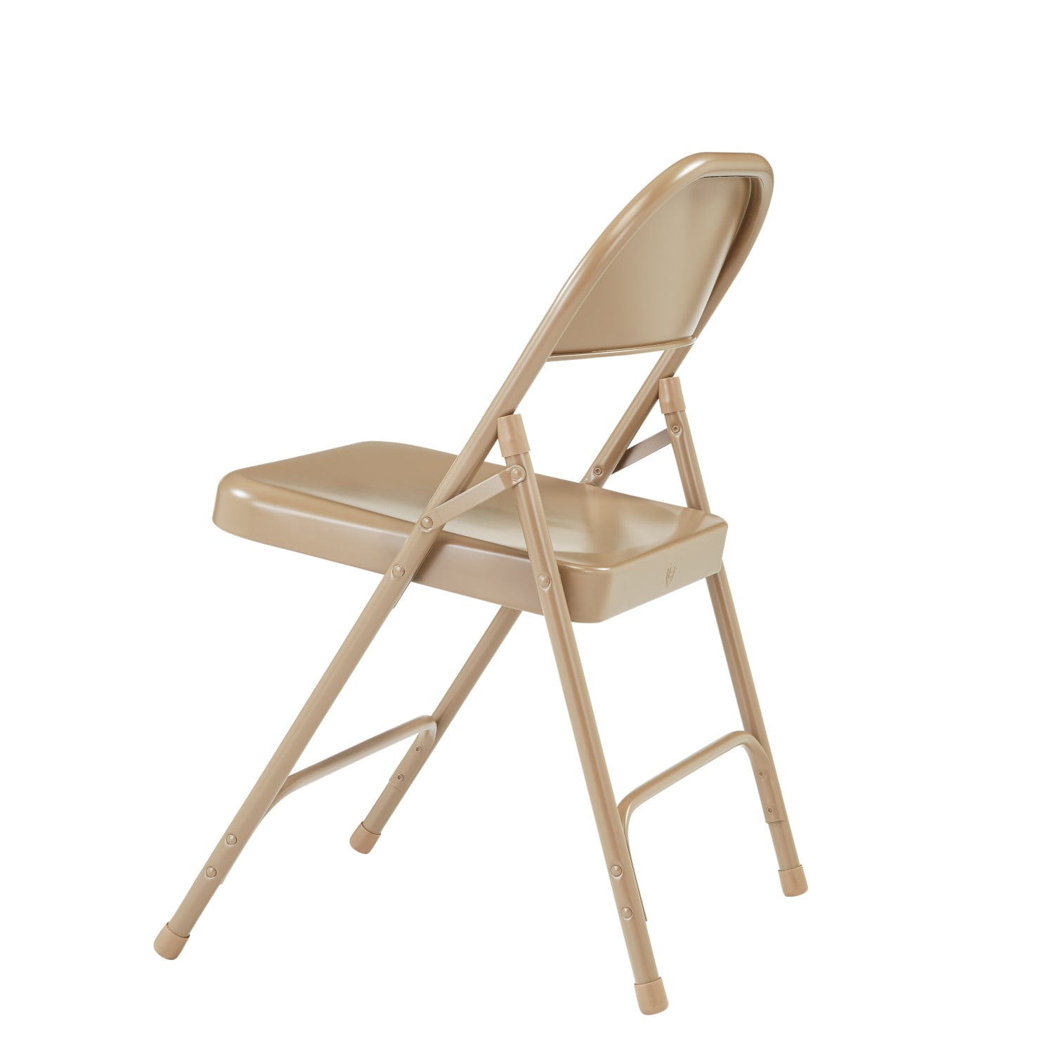 National Public Seating Series 50 Steel Folding Chairs Beige Set Of 4 Chairs PopularChairscom