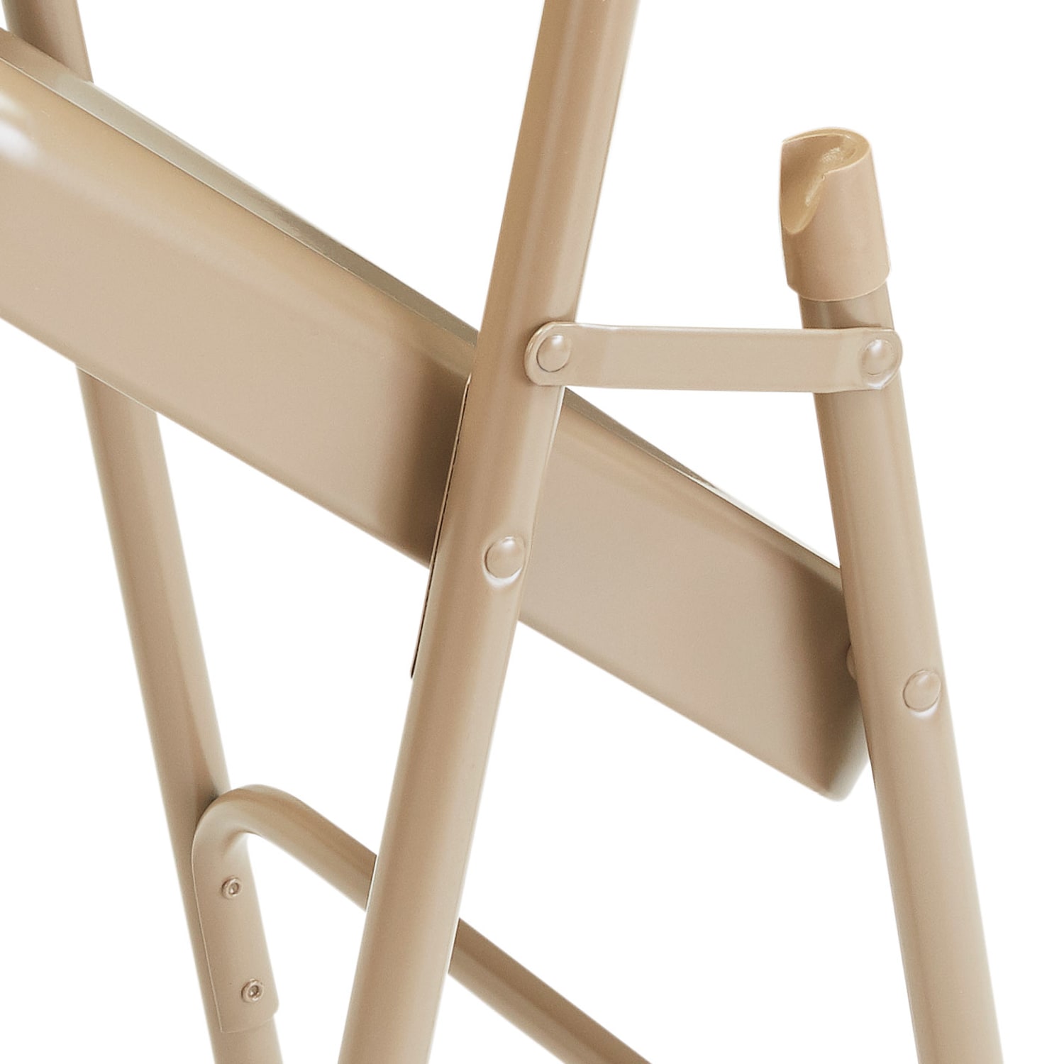 National Public Seating Series 50 Steel Folding Chairs Beige Set Of 4 Chairs PopularChairscom