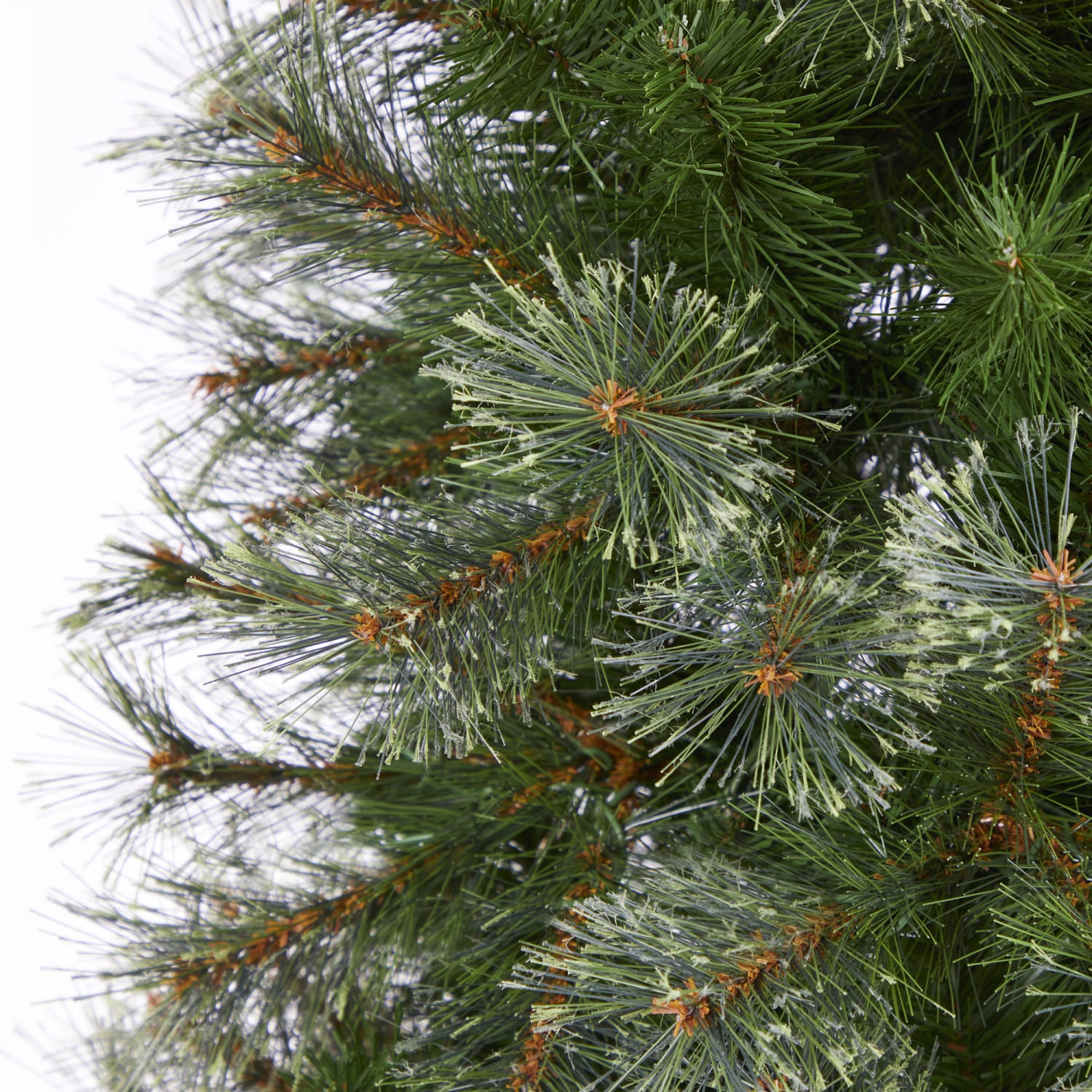 Nearly Natural Cashmere Pine 78inH Slim Artificial Christmas Tree With Bendable Branches, 78inH x 32inW x 32inD, Green - Image 4