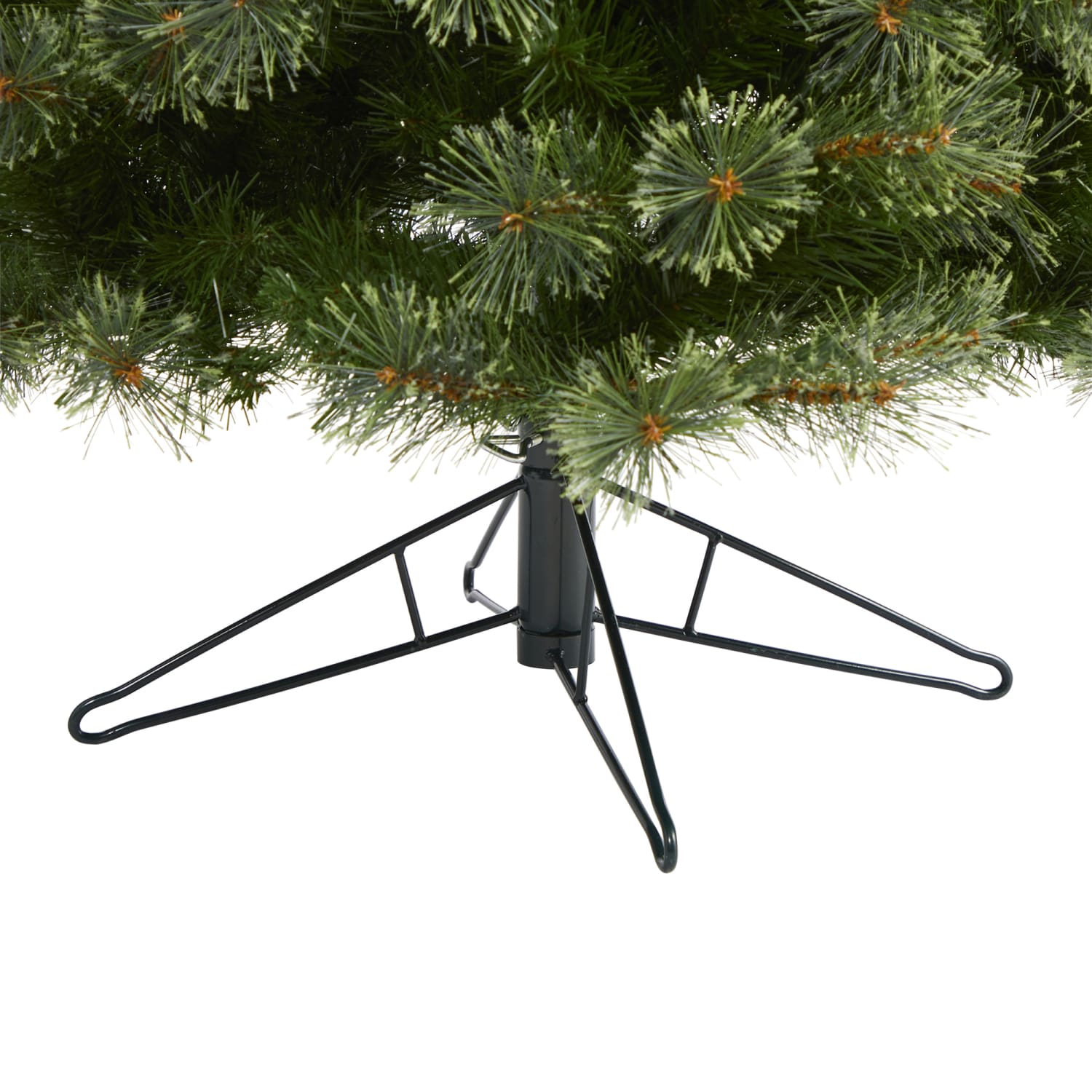 Nearly Natural Cashmere Pine 78inH Slim Artificial Christmas Tree With Bendable Branches, 78inH x 32inW x 32inD, Green - Image 5