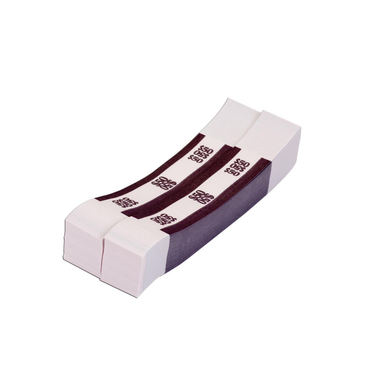 Currency Straps, Deep Purple, $50.00, Pack Of 1,000 - Image 3