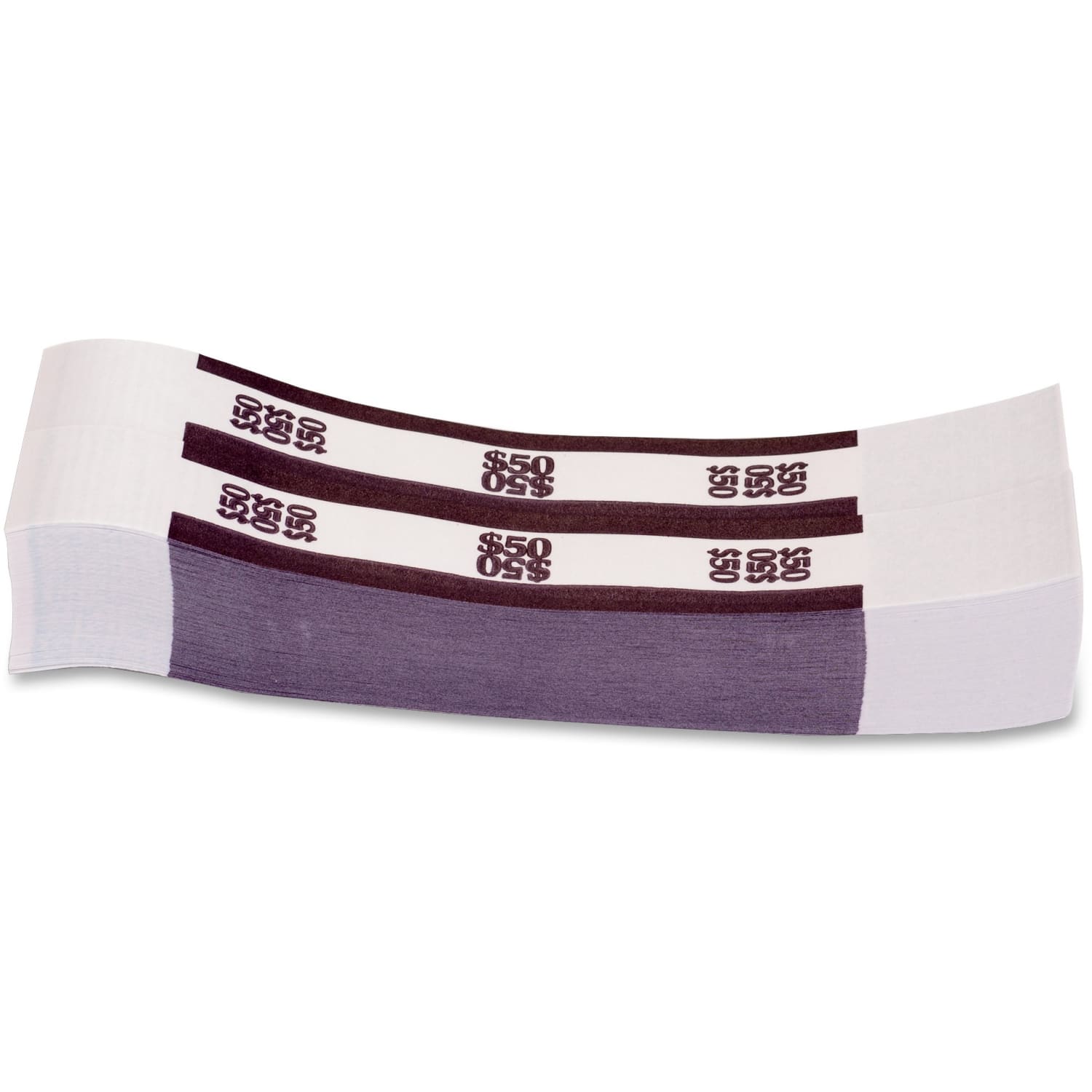 Currency Straps, Deep Purple, $50.00, Pack Of 1,000 - Image 6