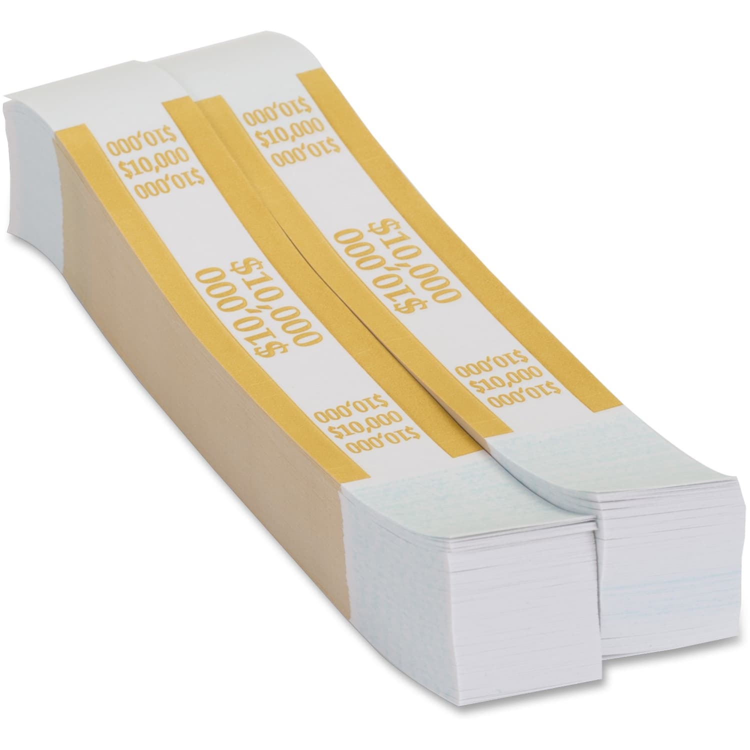 PAP-R Currency Straps, Mustard, $10,000, Pack Of 1,000 - Image 5