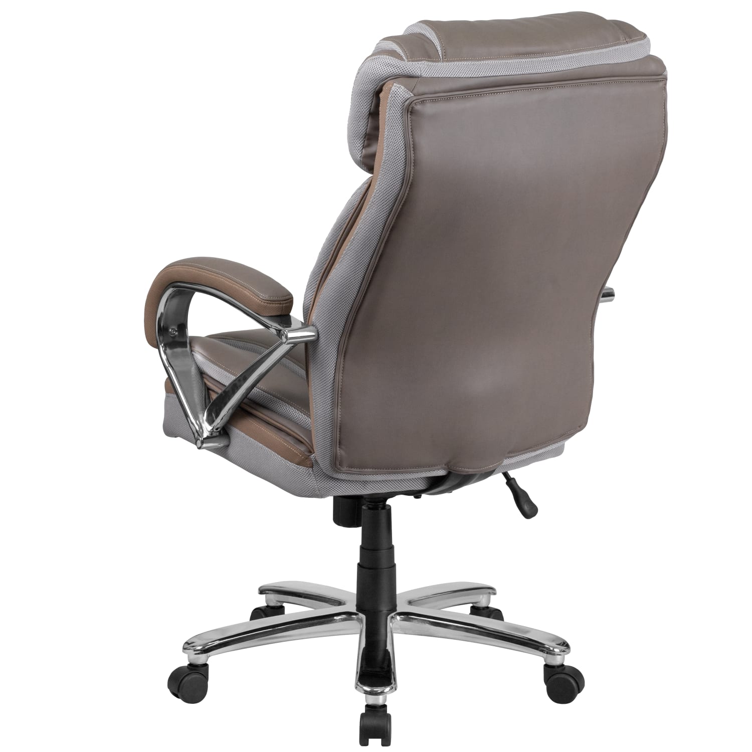 Flash Furniture Hercules LeatherSoft Faux Leather HighBack Big Tall Ergonomic Office Chair TaupeGray PopularChairscom Flash Furniture Hercules LeatherSoft Faux Leather High Back Big Tall Ergonomic Office Chair TaupeGray PopularChairscom