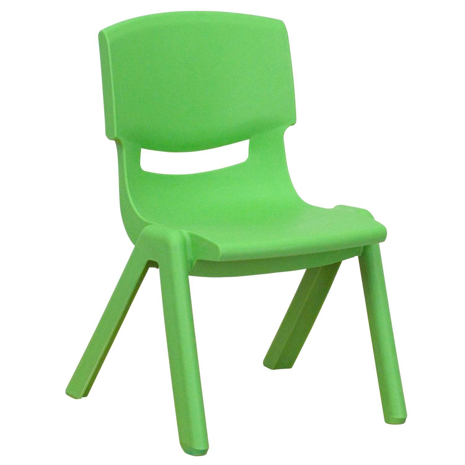 Flash Furniture Plastic Stackable School Chairs With 10-1/2in Seat Height, Green, Set Of 4 Chairs - Image 11