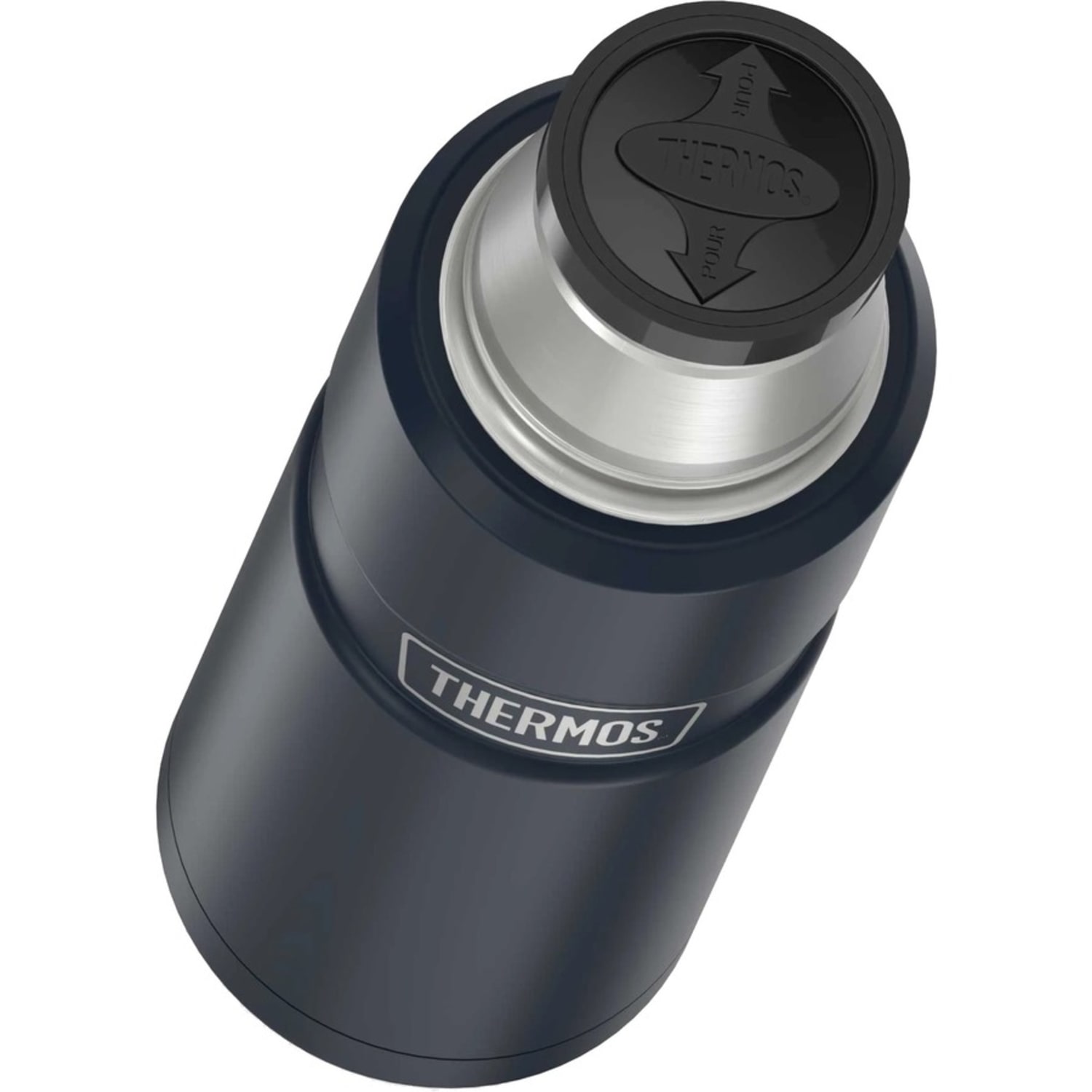 Thermos Stainless King Beverage Bottle 16oz - Vacuum - Midnight Blue, Blue - Image 4