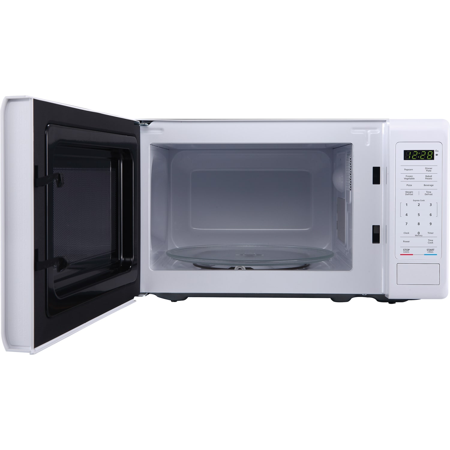 Magic Chef 0.7 Cu. Ft. 700W Countertop Digital Touch Microwave, White - Image 4