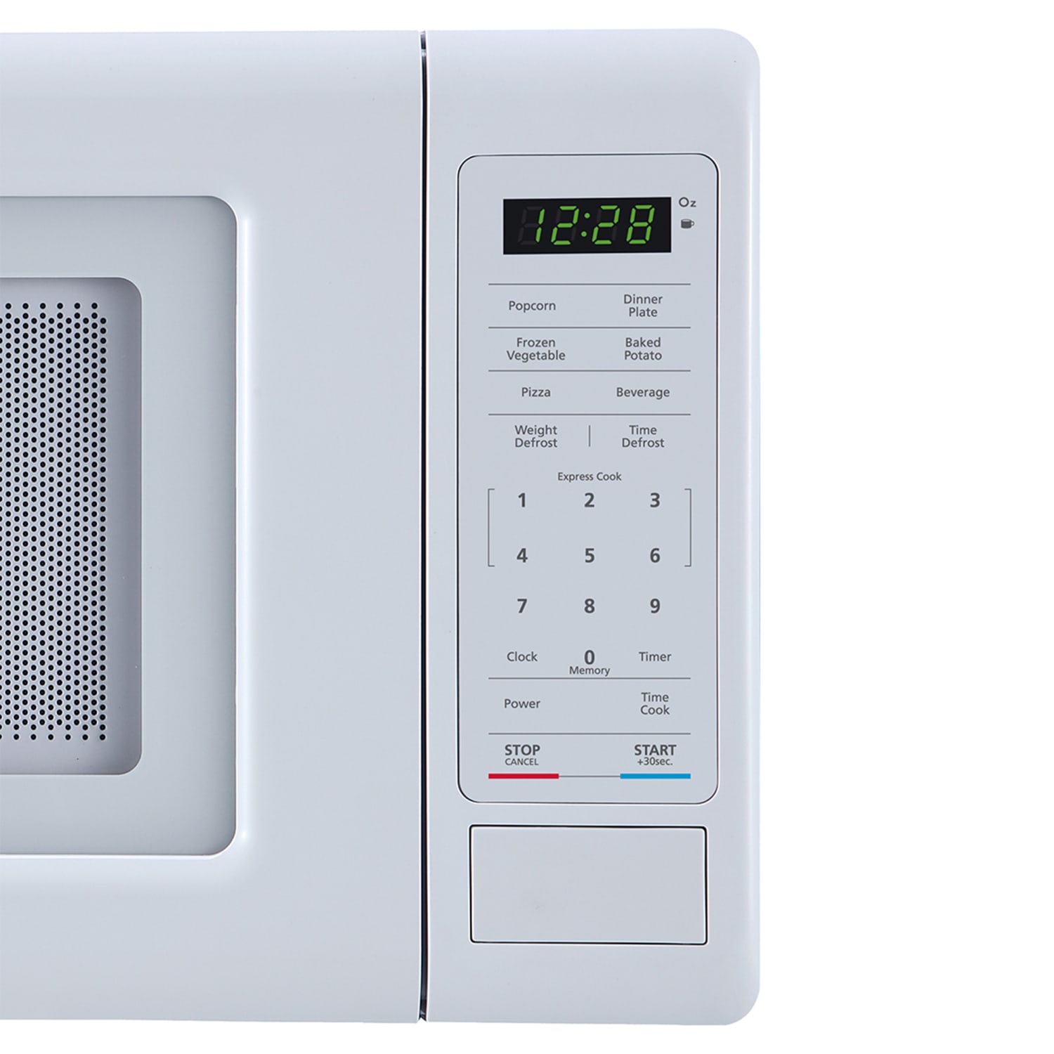 Magic Chef 0.7 Cu. Ft. 700W Countertop Digital Touch Microwave, White - Image 5