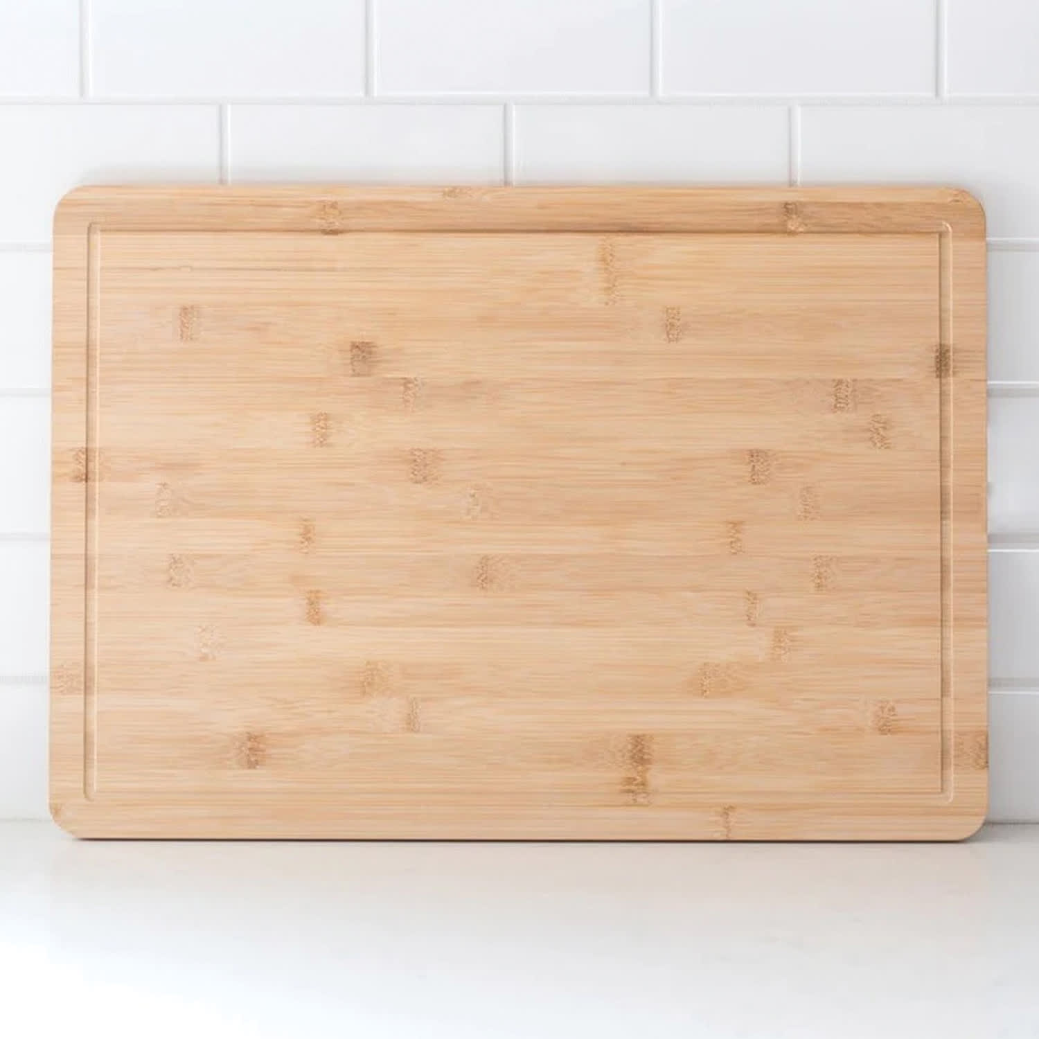 Better Houseware Bamboo Cutting Board With Well, 14in x 20in, Brown - Image 6