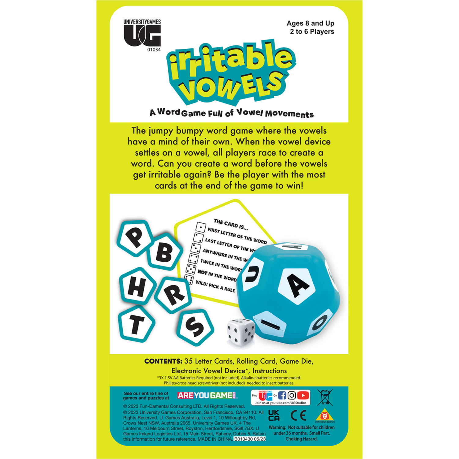 University Games Irritable Vowels Game - Image 5