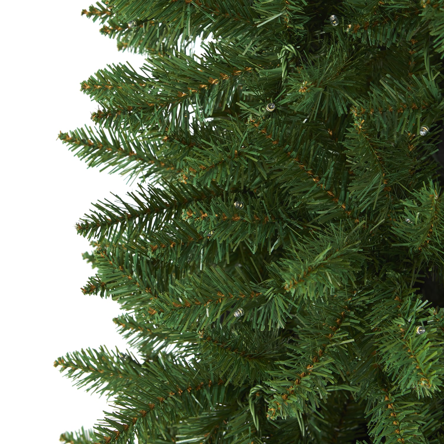 Nearly Natural Slim Green Mountain Pine Artificial Christmas Tree, 6-1/2' - Image 5