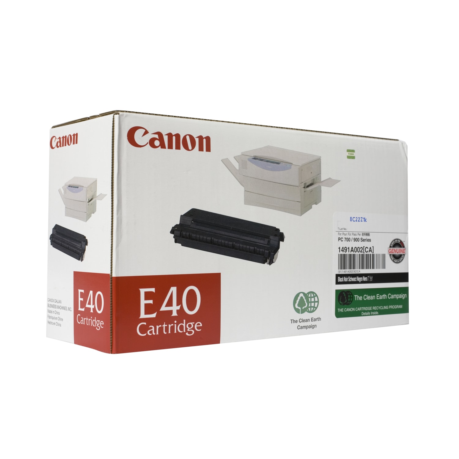 Canon E-40 Black Toner Cartridge, 1491A002CA - Image 3