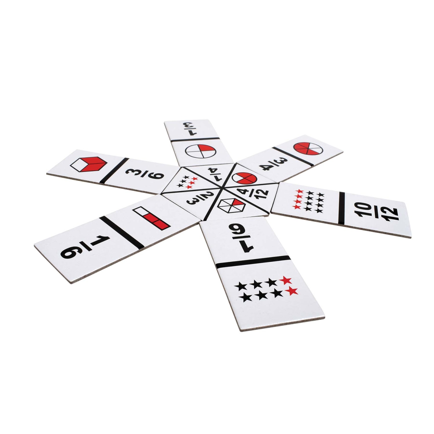 Learning Advantage The Original Fraction Dominoes, Grade 3 to 7, Pack Of 2 Sets - Image 5