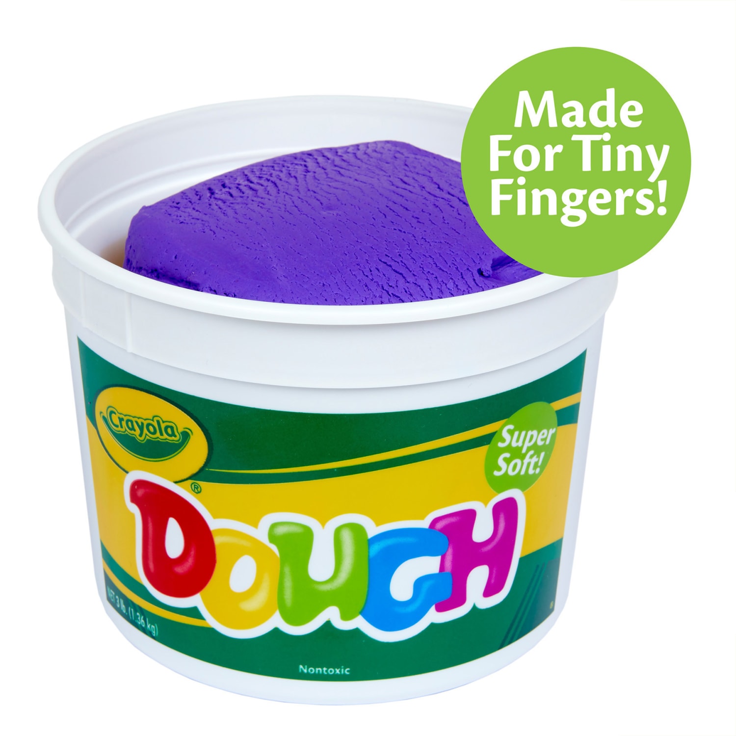 Crayola Super Soft Modeling Dough, Purple, 3 lbs. Bucket, Pack Of 2 - Image 5
