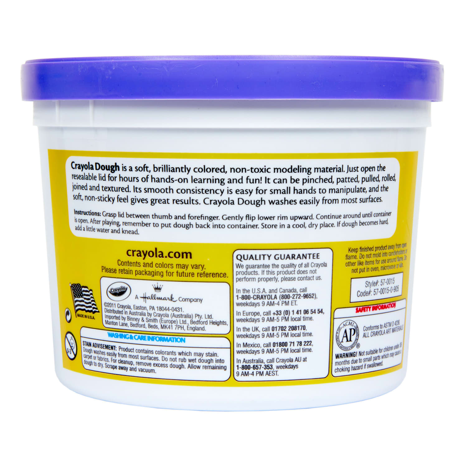 Crayola Super Soft Modeling Dough, Purple, 3 lbs. Bucket, Pack Of 2 - Image 6