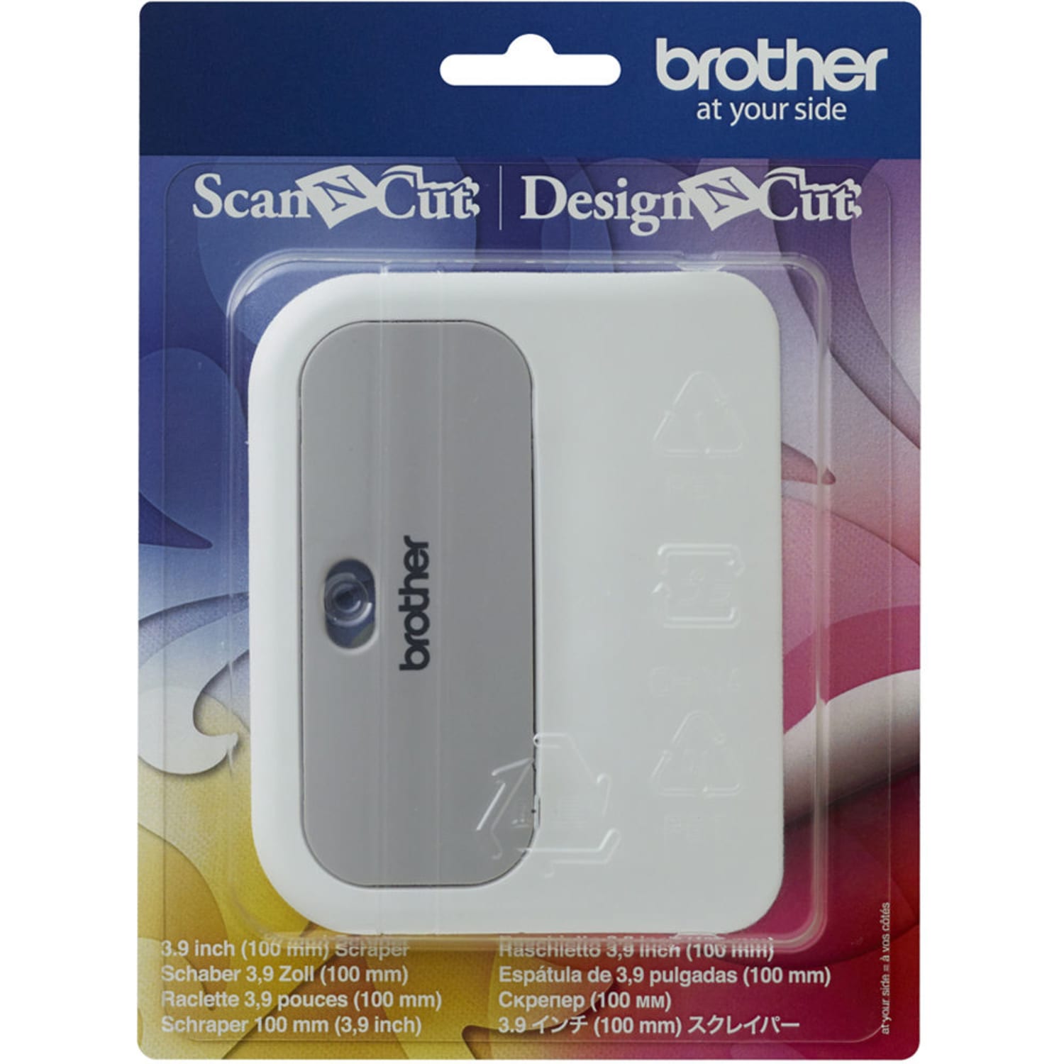 Brother Scraper Tool, 3-15/16in, White