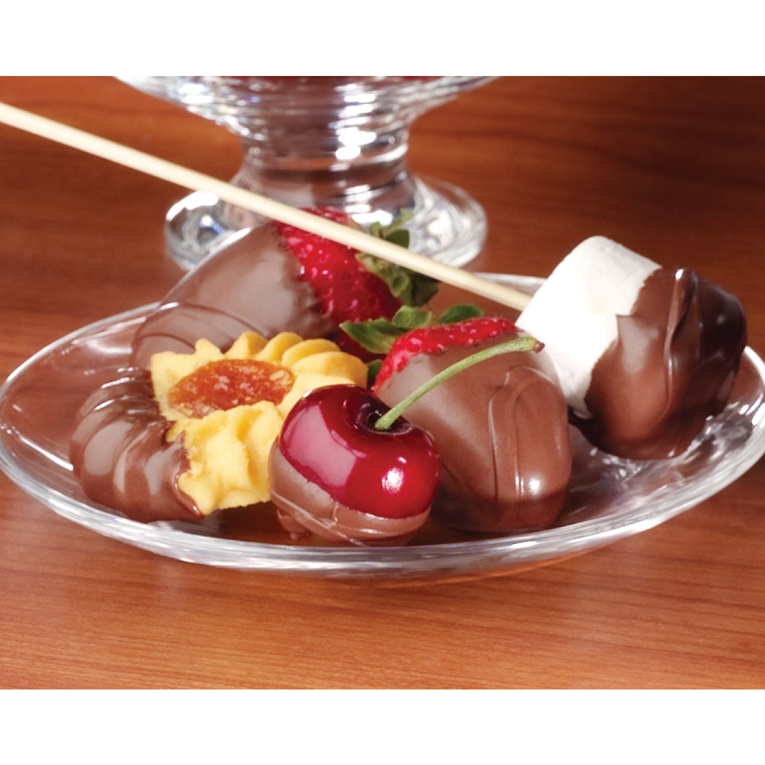 Nostalgia Electrics CFF3BR 3-Tier Chocolate Fondue Fountain, Brown - Image 6