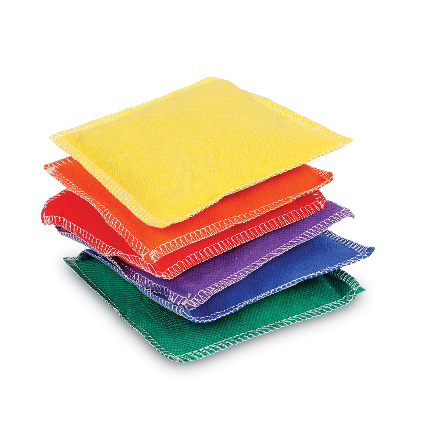 Learning Resources Bean Bags, 4in x 4in, Rainbow, 6 Bean Bags Per Set, Pack Of 2 Sets - Image 4
