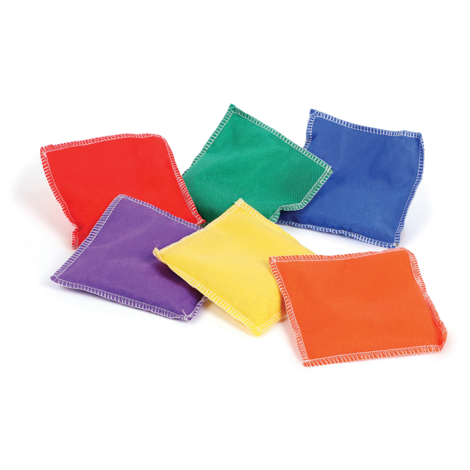 Learning Resources Bean Bags, 4in x 4in, Rainbow, 6 Bean Bags Per Set, Pack Of 2 Sets - Image 5