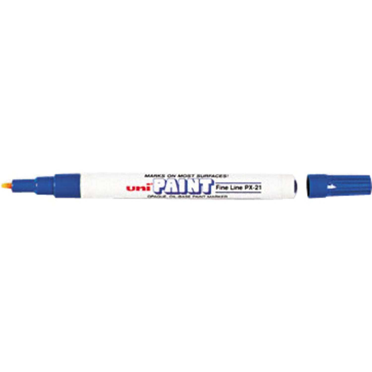 Uni-Ball Oil-Base Fine Line uni Paint Markers - Fine Marker Point - Blue Oil Based Ink - 1 Each - Image 3