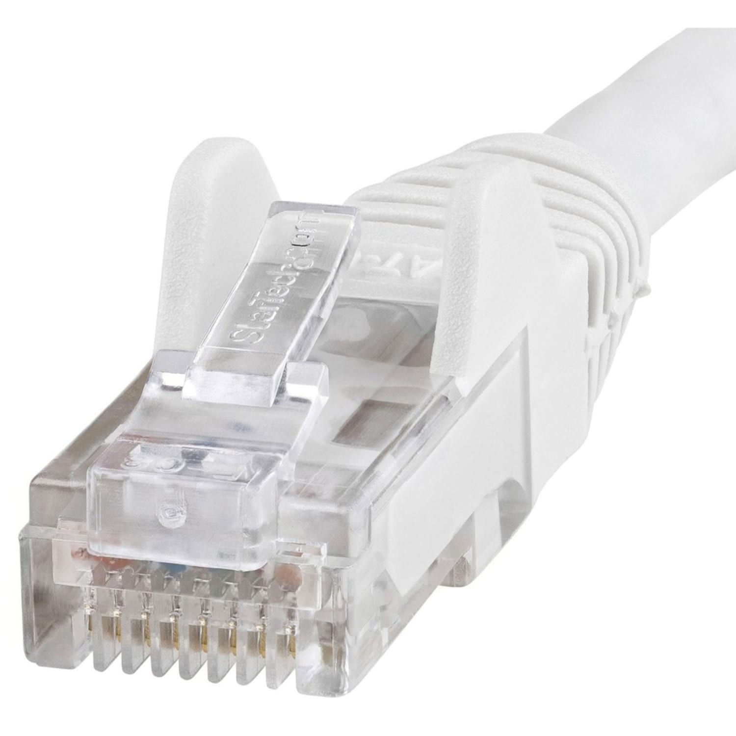 StarTech.com 9 ft White Cat6 Cable with Snagless RJ45 Connectors - Cat6 Ethernet Cable - 9ft UTP Cat 6 Patch Cable - N6PATCH9WH - Image 4
