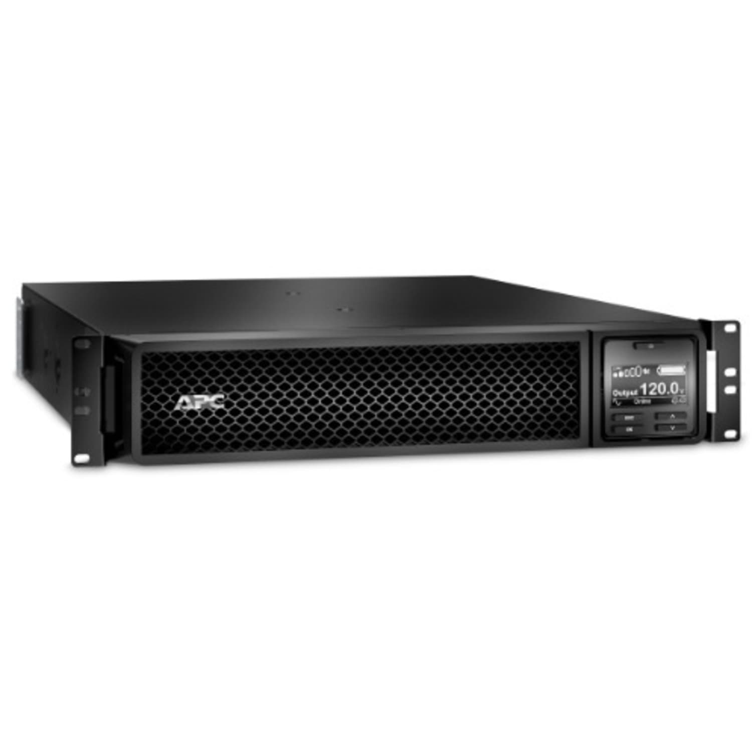 APC Smart-UPS On-Line, 1000VA, Rackmount 2U, 120V, 6x 5-15R NEMA outlets, Network Card, Extended runtime, W/ rail kit - 2U Rack-mountable - 3 Hour Recharge - 10 Minute Stand-by - 120 V Input - 120 V AC Output - Sine Wave - 6 x NEMA 5-15R - Image 4