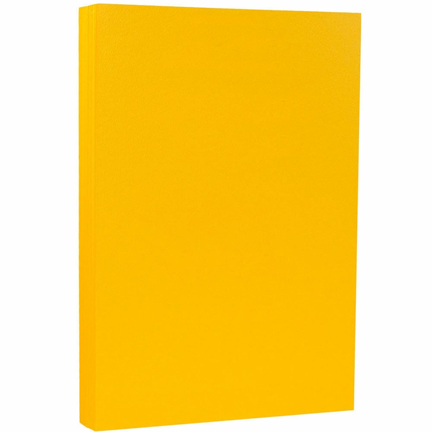 JAM Paper Legal Matte Paper, Sunflower Yellow, Legal (8.5in x 14in), 50 Sheets Per Pack, 28 Lb