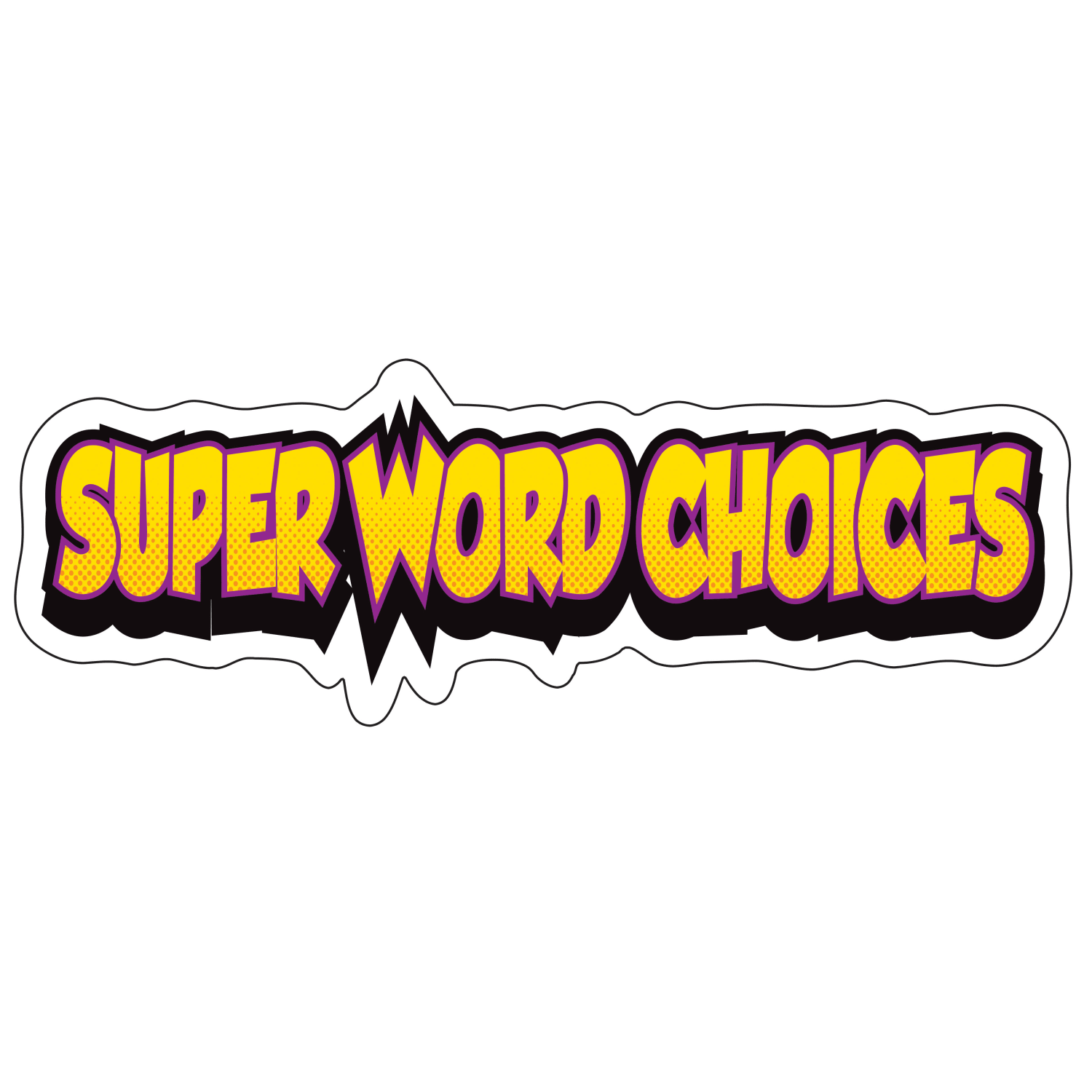 Carson-Dellosa Super Power Super Word Choices Bulletin Board Set, Multicolor, Grades 2-5 - Image 4
