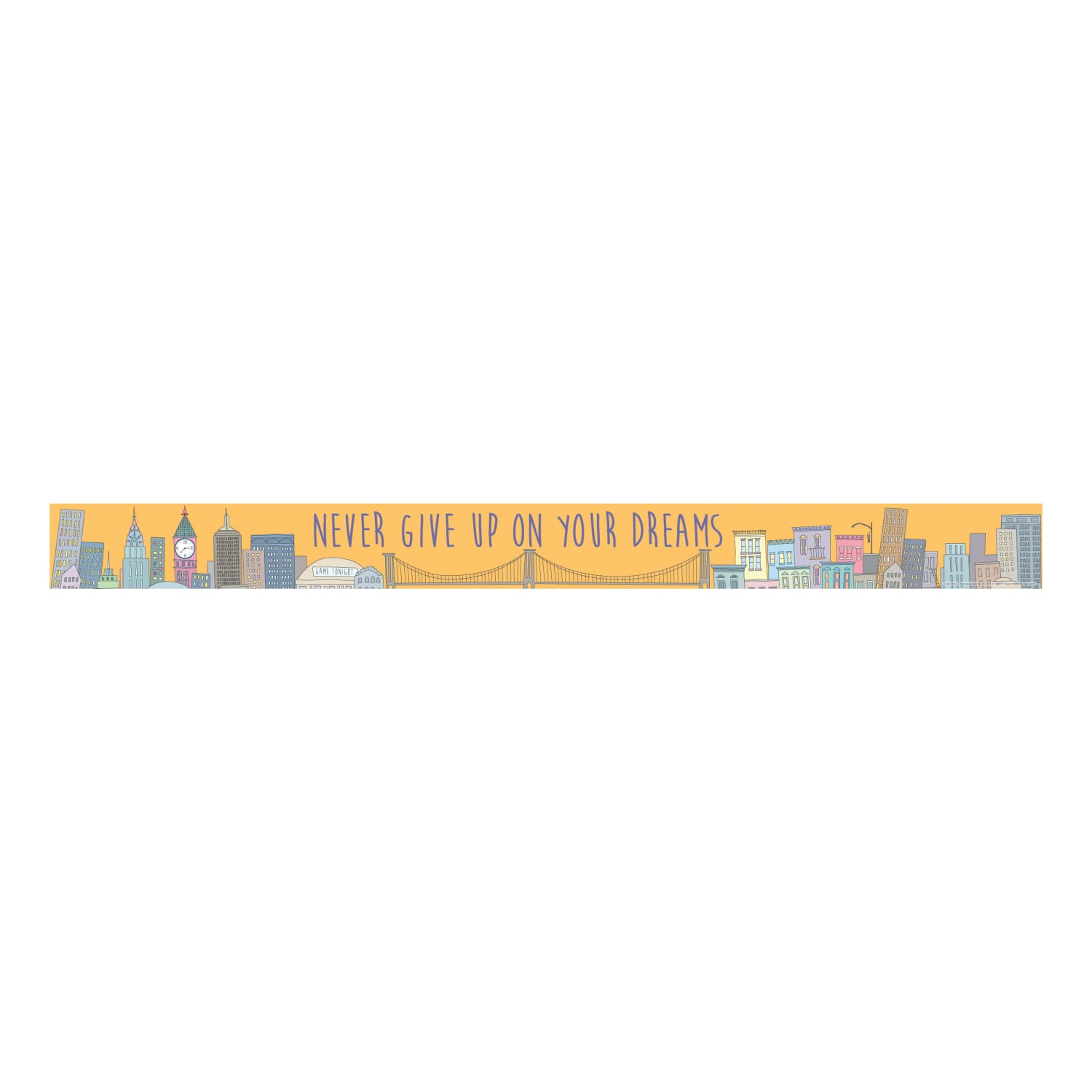 Barker Creek Double-Sided Border Strips, 3in x 35in, Color Me Cityscape, Set Of 24 - Image 3