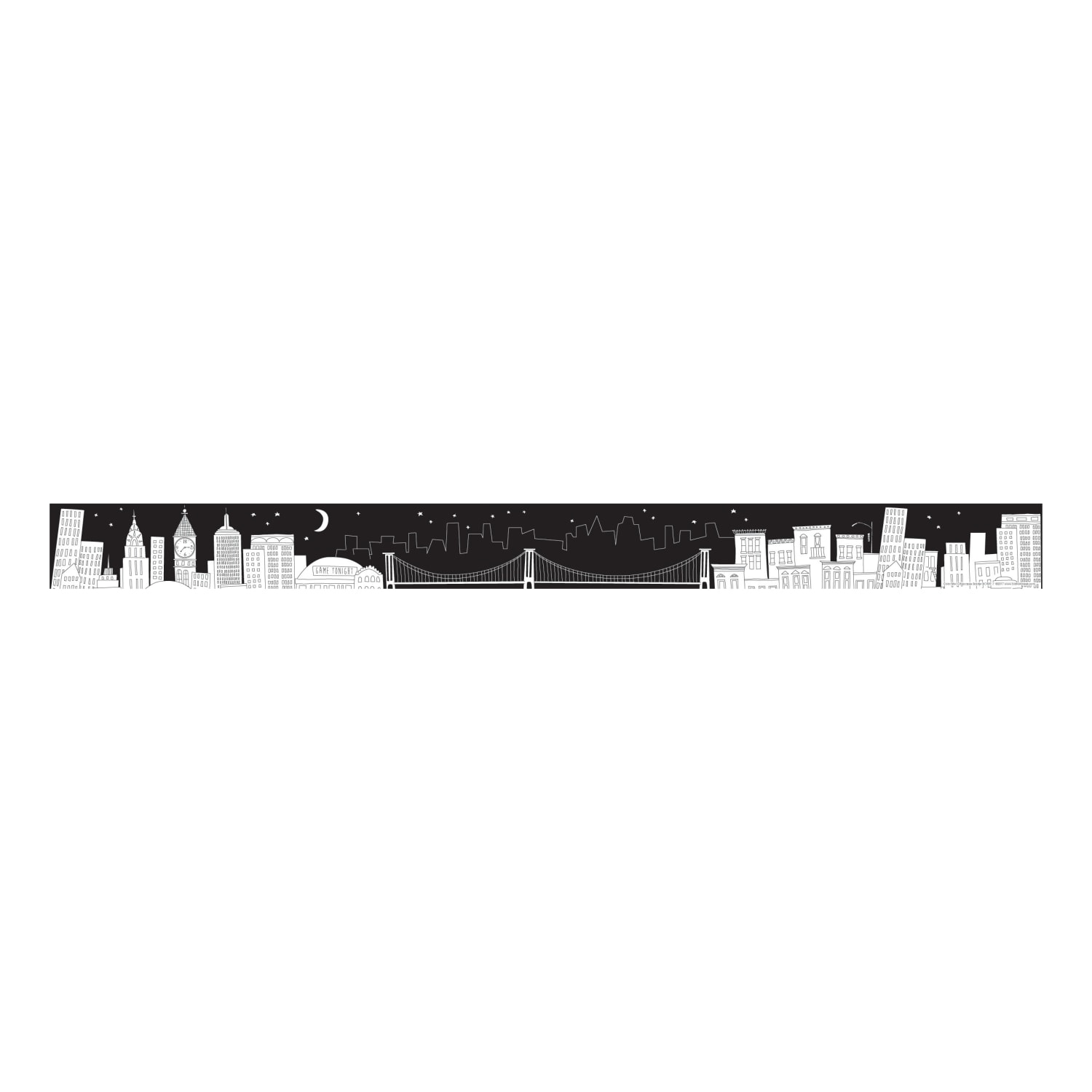 Barker Creek Double-Sided Border Strips, 3in x 35in, Color Me Cityscape, Set Of 24 - Image 4