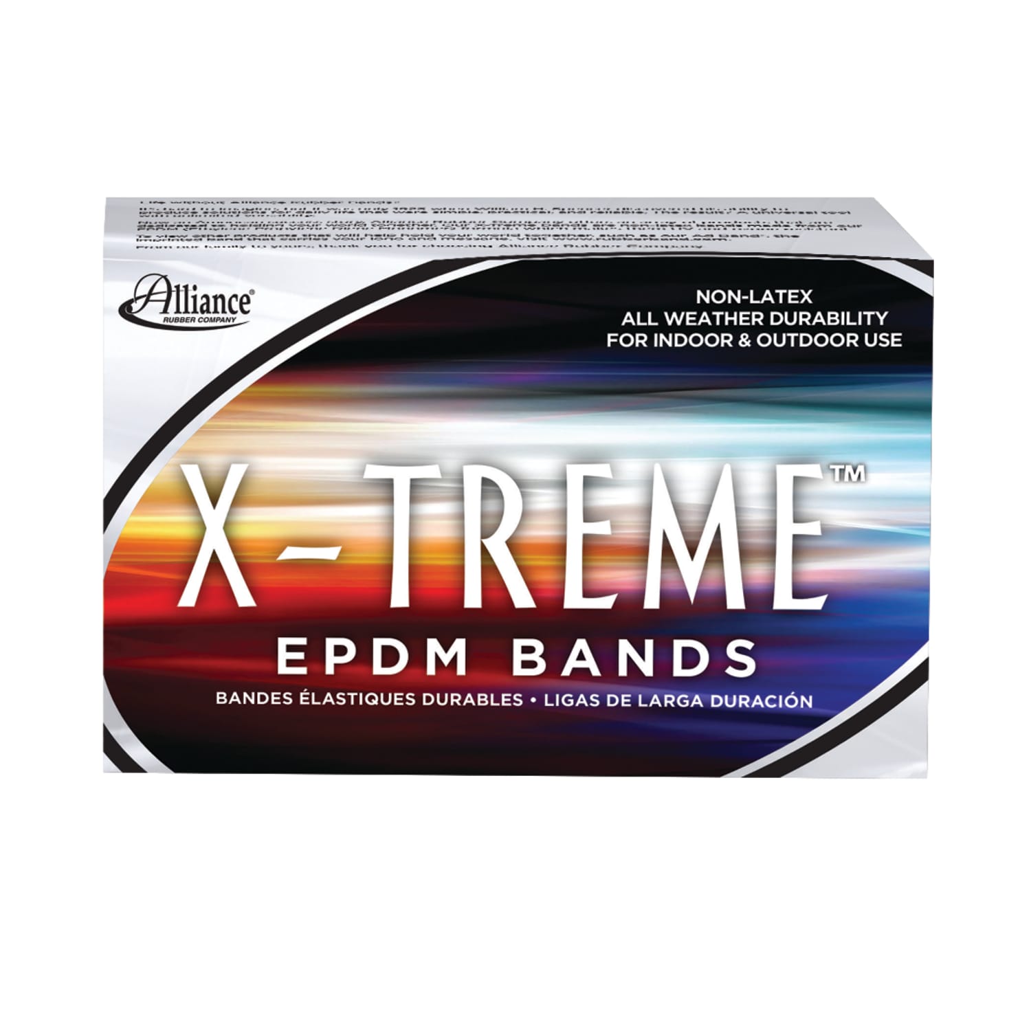 Alliance Rubber X-Treme File Bands, Black, 1 Lb Box, 200 Bands per Box - Image 3
