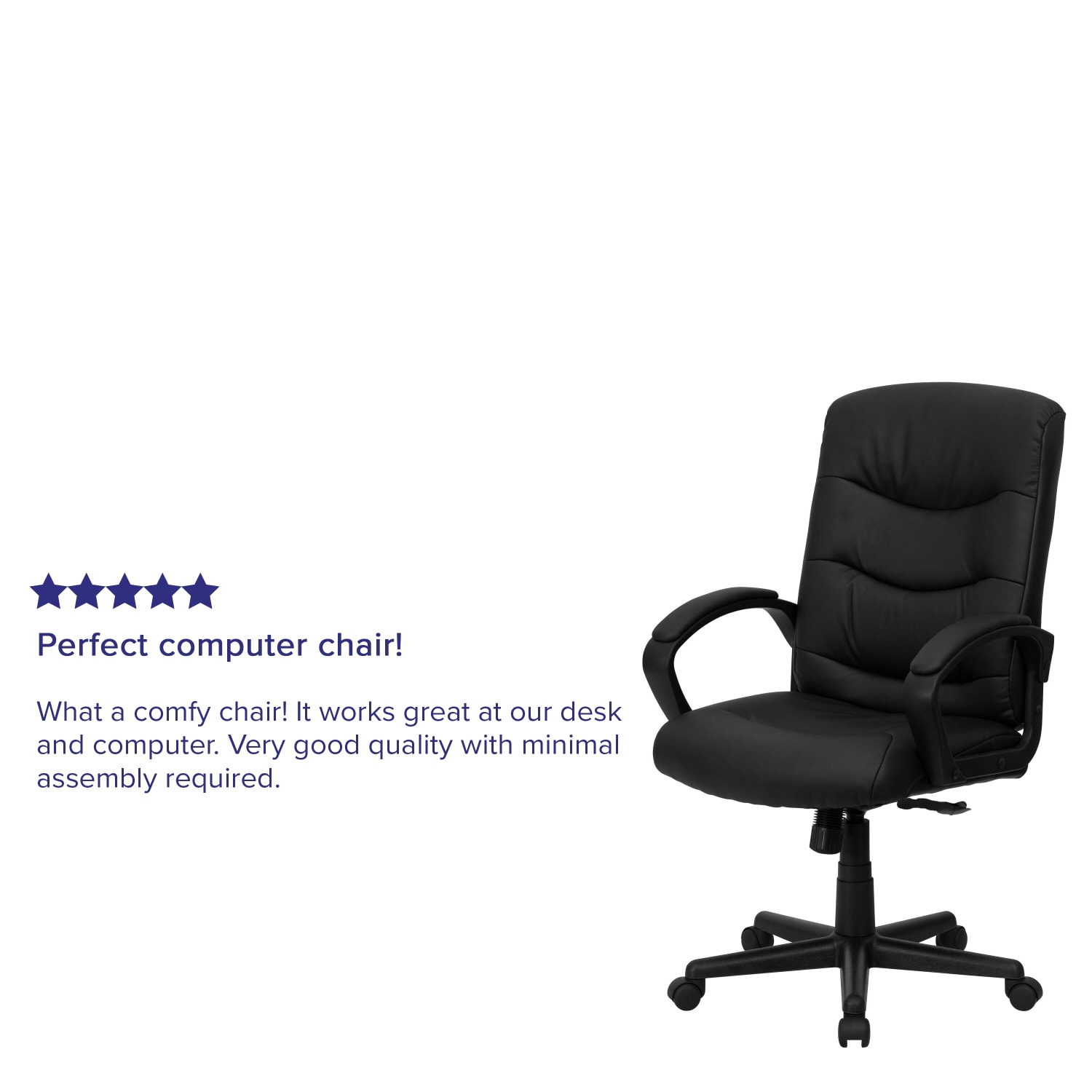 Flash Furniture LeatherSoft Faux Leather MidBack Swivel Task Chair With 24 12in Back Cushion Black PopularChairscom Flash Furniture LeatherSoft Faux Leather Mid Back Swivel Task Chair With 24 12in Back Cushion Black PopularChairscom