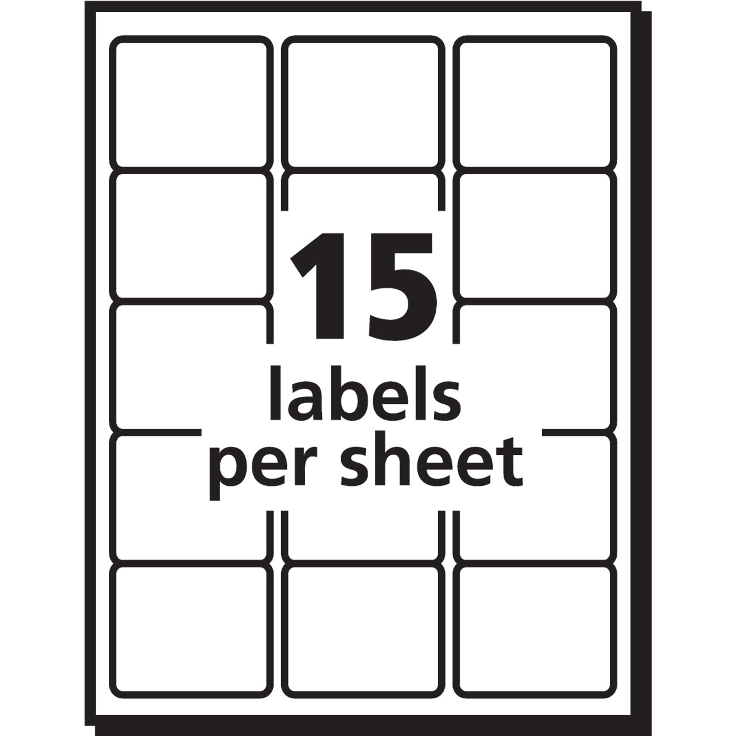 Avery Permanent Durable ID Labels With TrueBlock, 6578, Rectangle, 2in x 2-5/8in, White, Pack Of 750 - Image 5