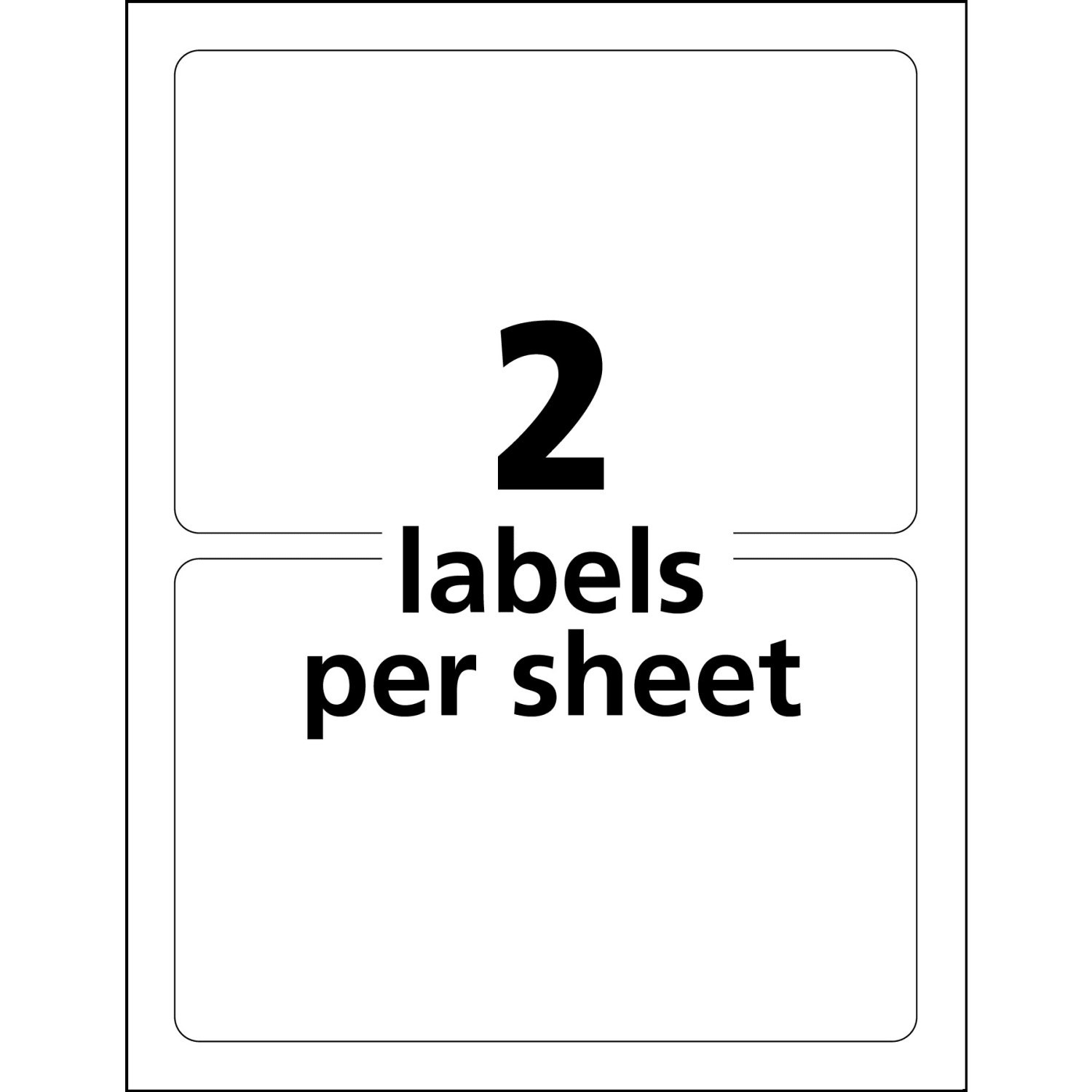 Avery Permanent Durable ID Labels With TrueBlock, 6579, Rectangle, 5in x 8-1/8in, White, Pack Of 100 - Image 5