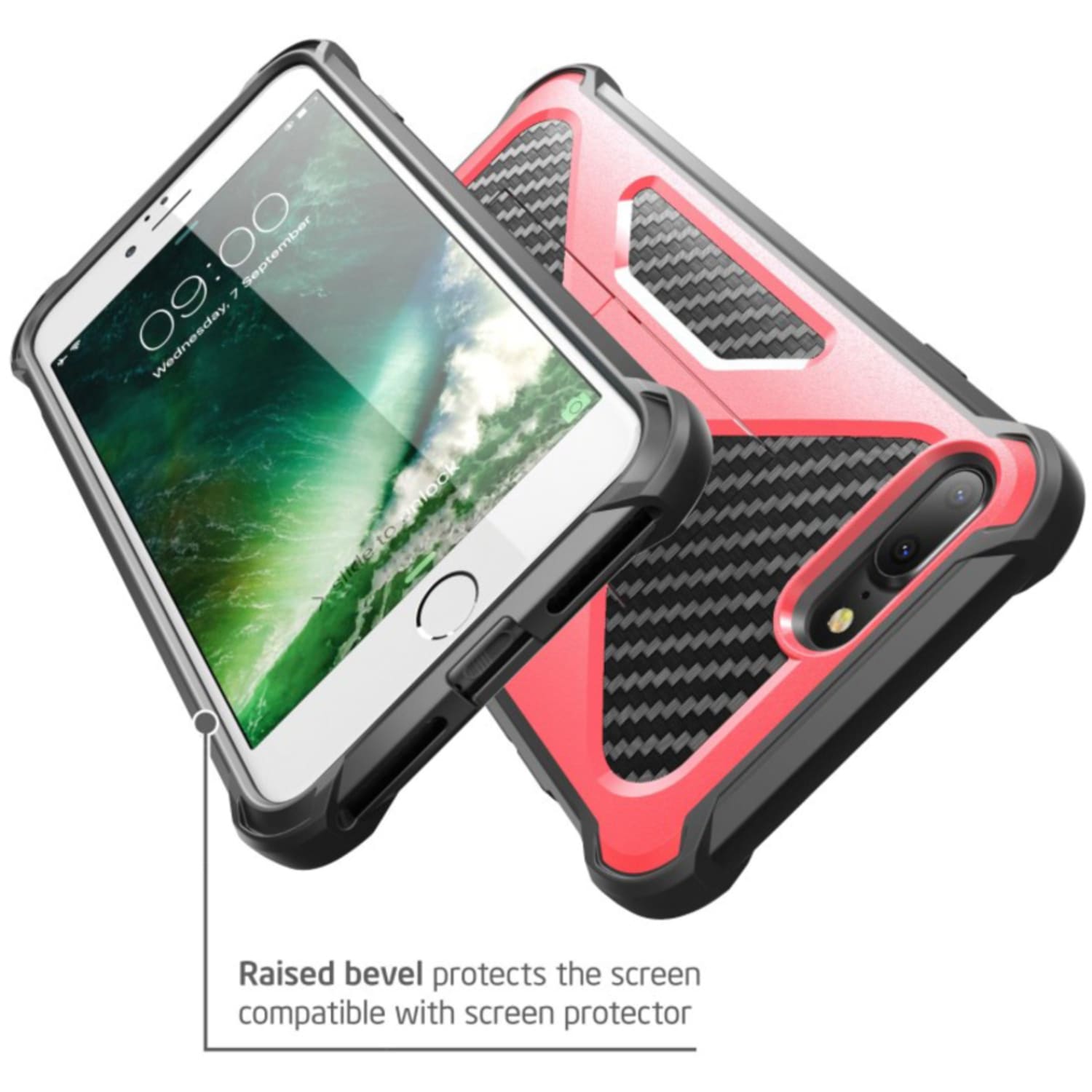 i-Blason Transformer - Back cover for cell phone - rugged - pink - Image 3