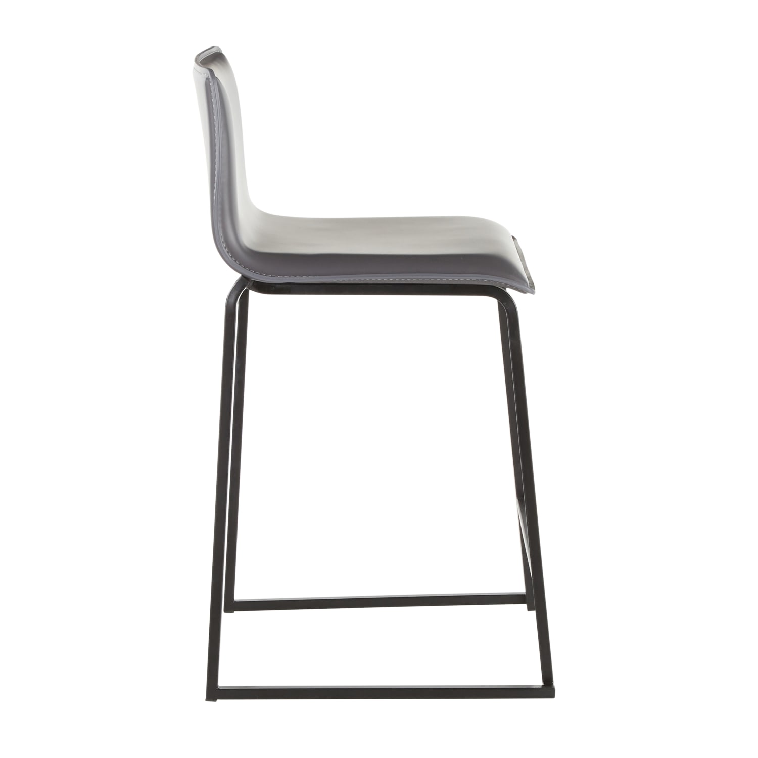 LumiSource Mara Counter Stools BlackGray Set Of 2 Stools PopularChairscom LumiSource Mara Counter Stools BlackGray Set Of 2 Stools PopularChairscom