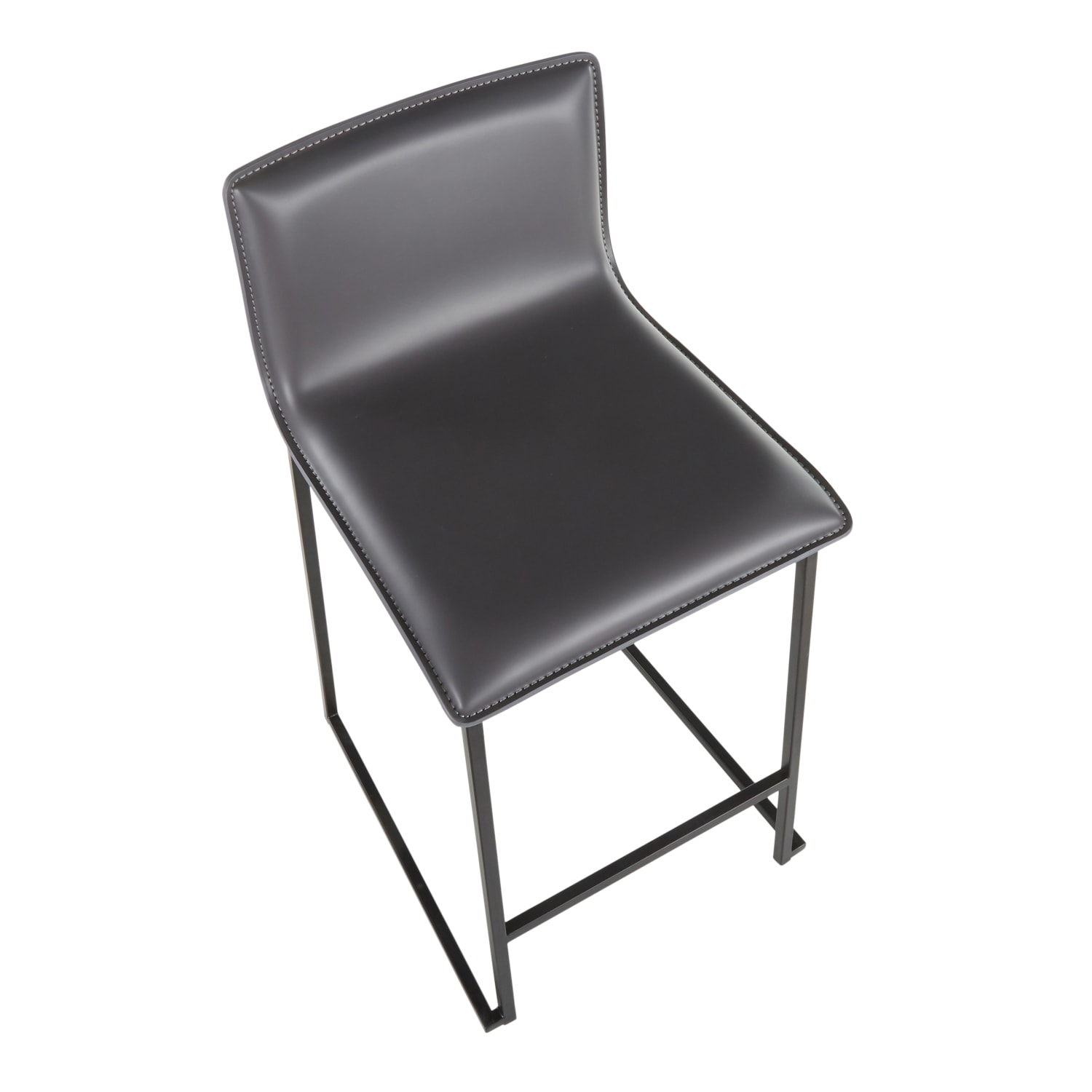LumiSource Mara Counter Stools BlackGray Set Of 2 Stools PopularChairscom LumiSource Mara Counter Stools BlackGray Set Of 2 Stools PopularChairscom