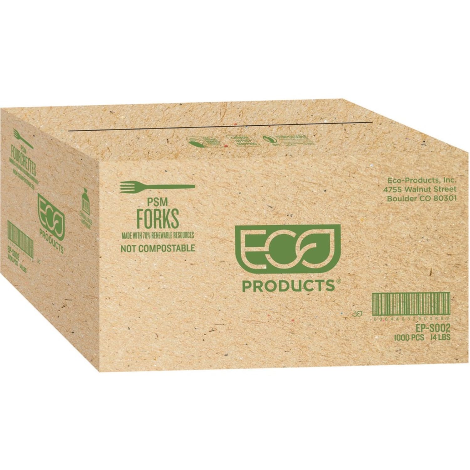 Eco-Products Plant Starch Forks, Cream, Pack Of 1,000 - Image 4