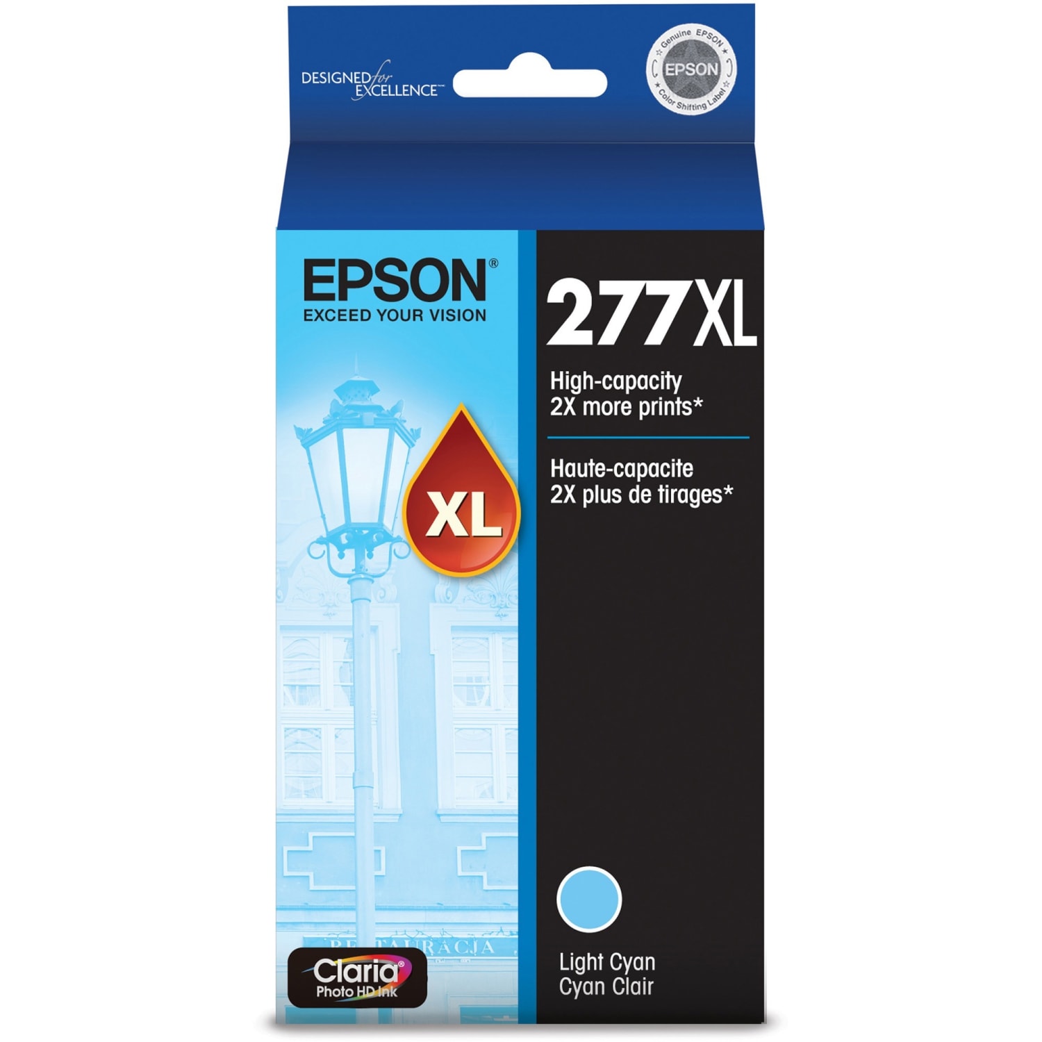 Epson 277XL Claria Light Cyan High-Yield Ink Cartridge, T277XL520 - Image 5