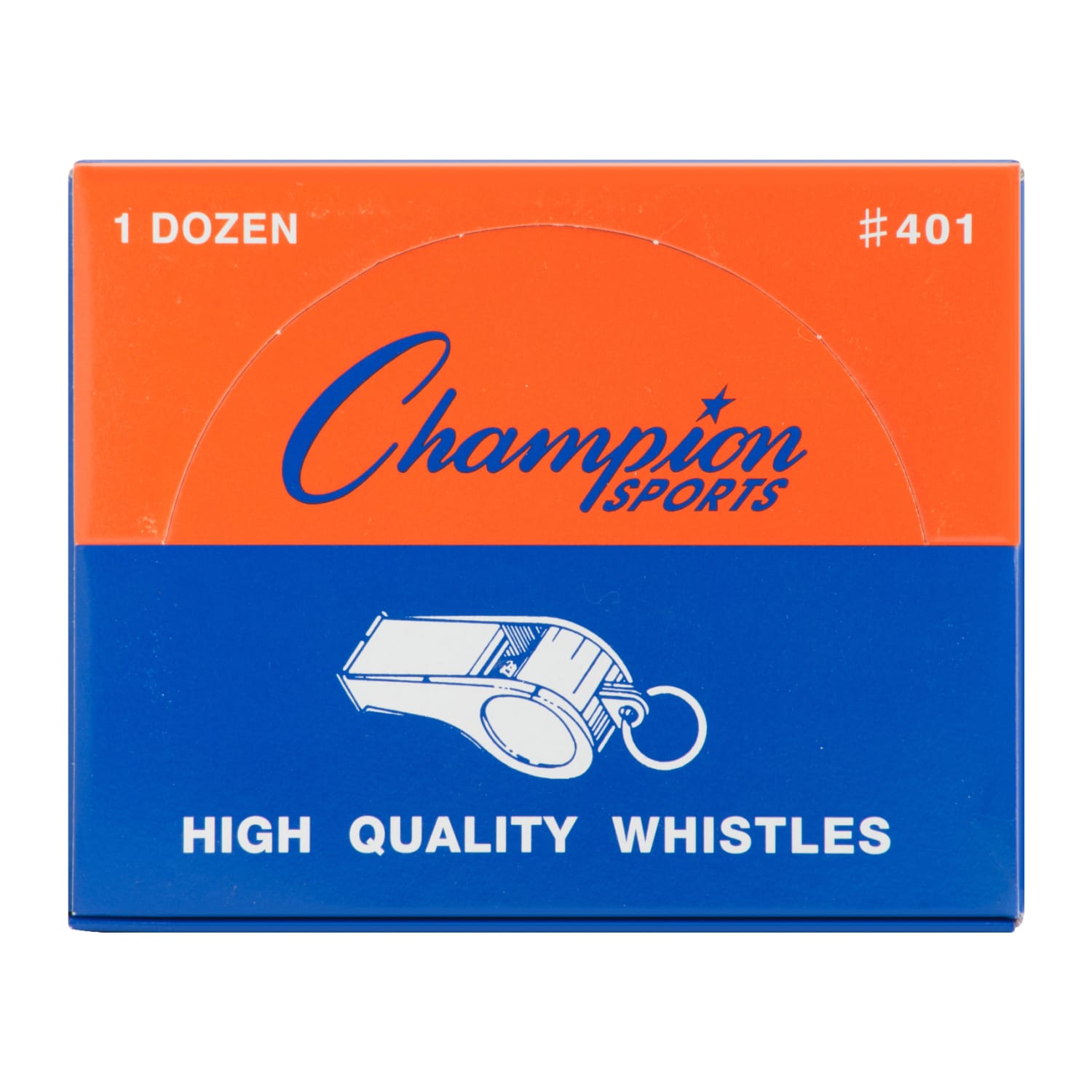 Champion Sports Heavy-Weight Metal Whistle, Silver - Image 3