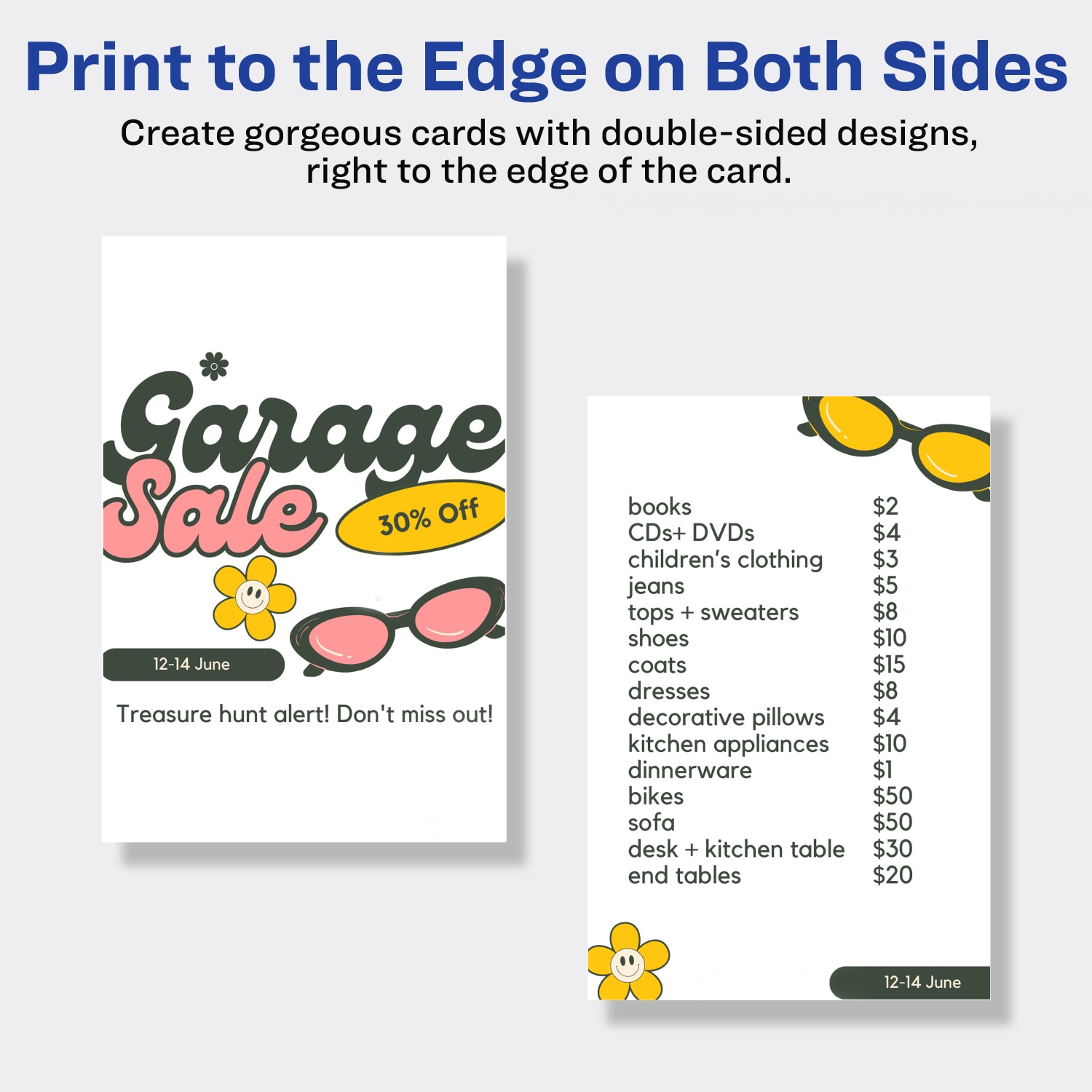 Avery Printable Postcards With Sure Feed Technology, 4in x 6in, Matte White, 100 Blank Postcards - Image 5