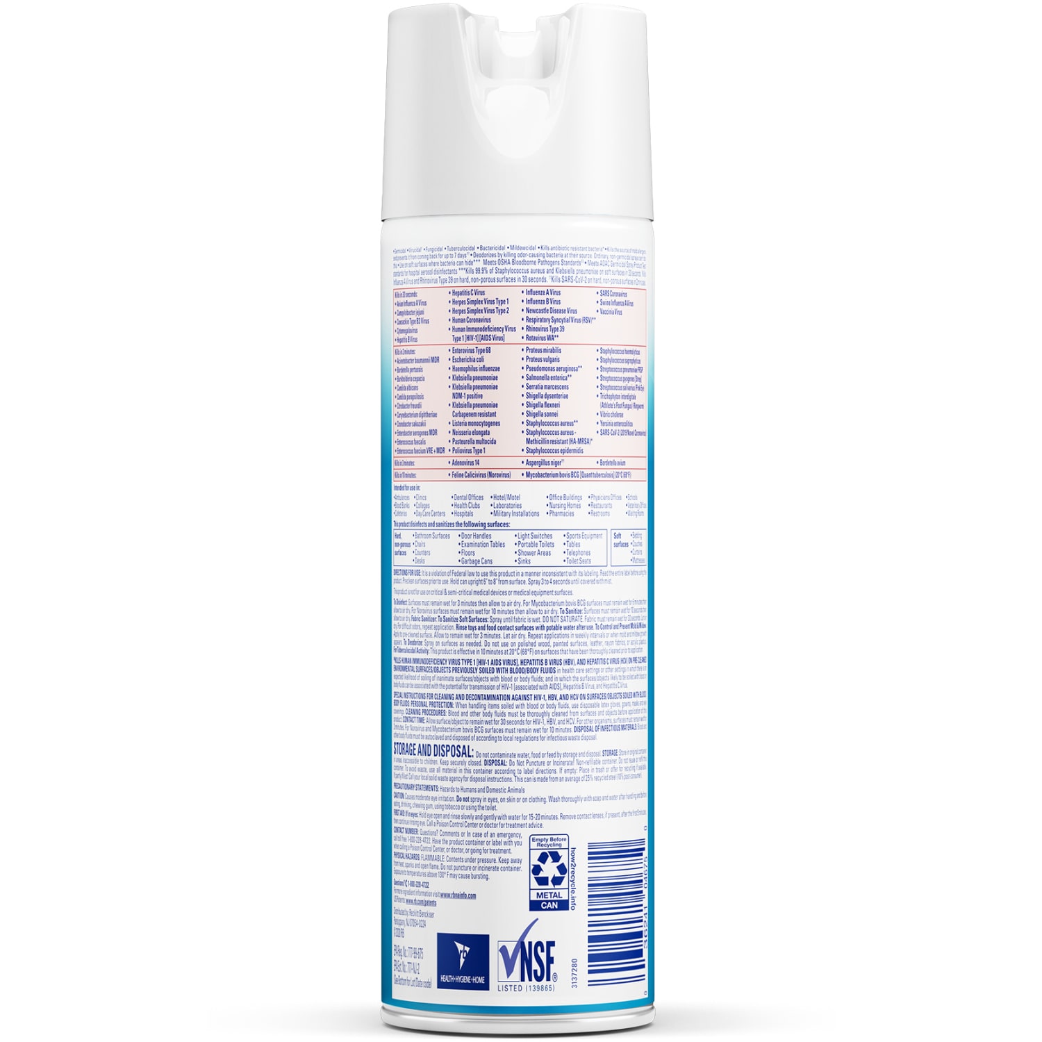 Lysol Professional Disinfectant Spray, Fresh Scent, 19 Oz Bottle - Image 4