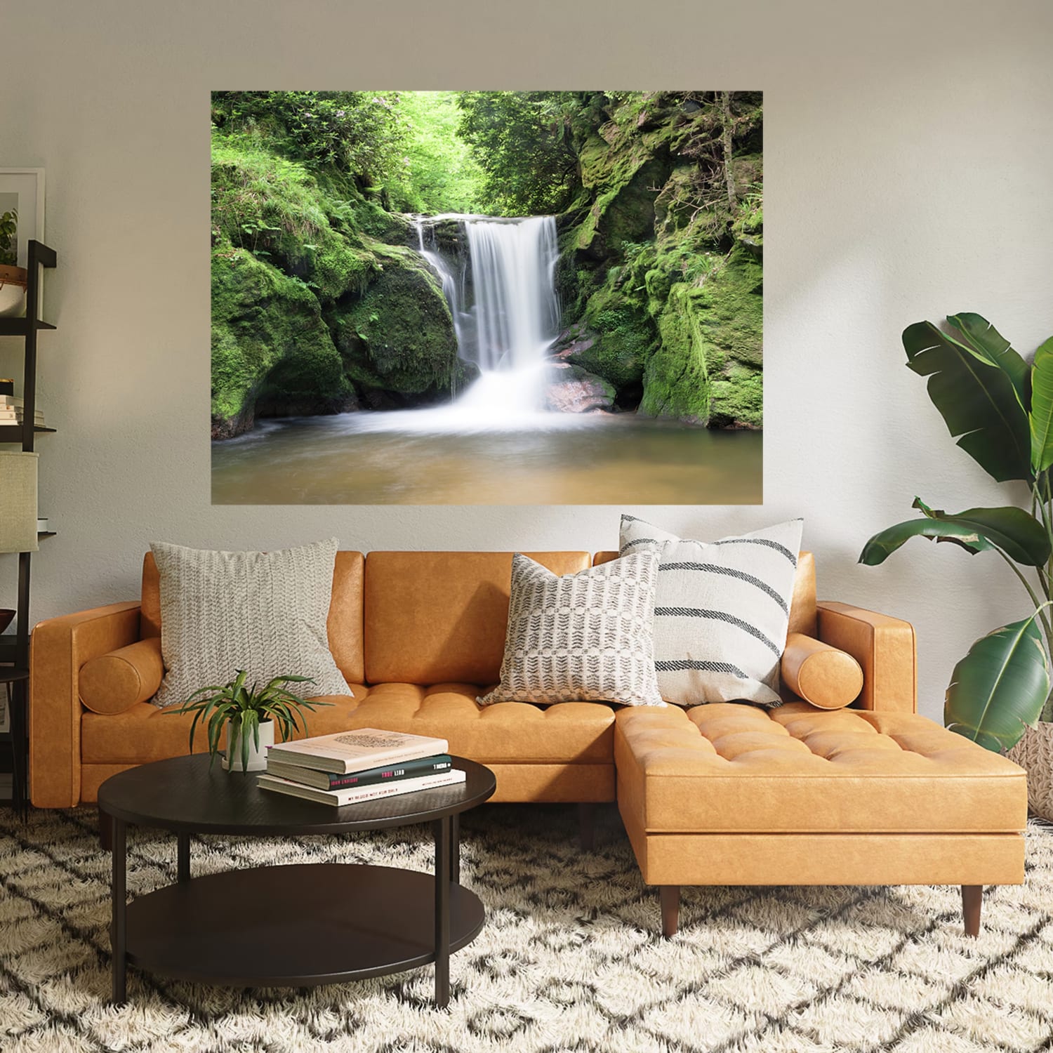 Biggies Landscape/Seascape Mural, 24in x 18in, Unframed, Waterfall - Image 5