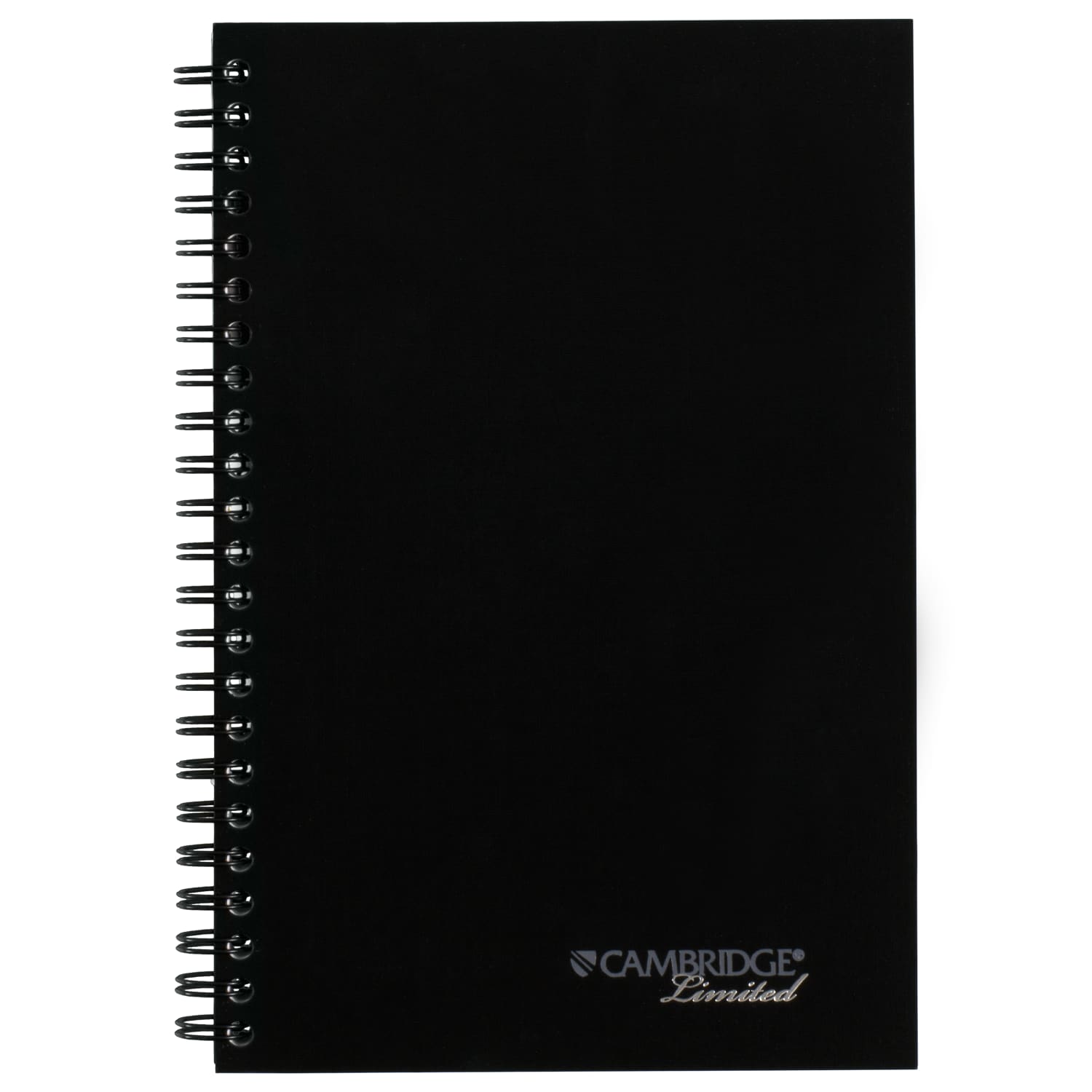 Cambridge Limited 30% Recycled Business Notebook, 4 7/8in x 8in, 1 Subject, Legal Ruled, 80 Sheets, Black (06074) - Image 3