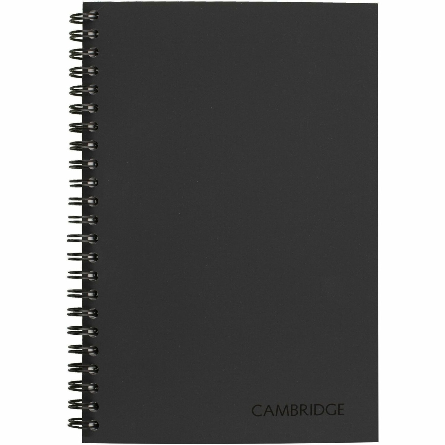 Cambridge Limited 30% Recycled Business Notebook, 4 7/8in x 8in, 1 Subject, Legal Ruled, 80 Sheets, Black (06074) - Image 6