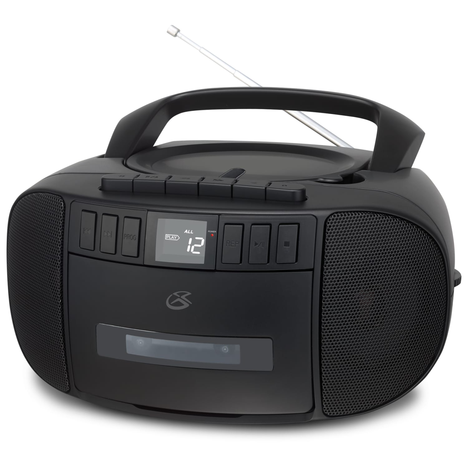 GPX BCA209 CD Boombox With AM/FM Radio, 4.88inH x 8.87inW x 9.53inD, Black - Image 3