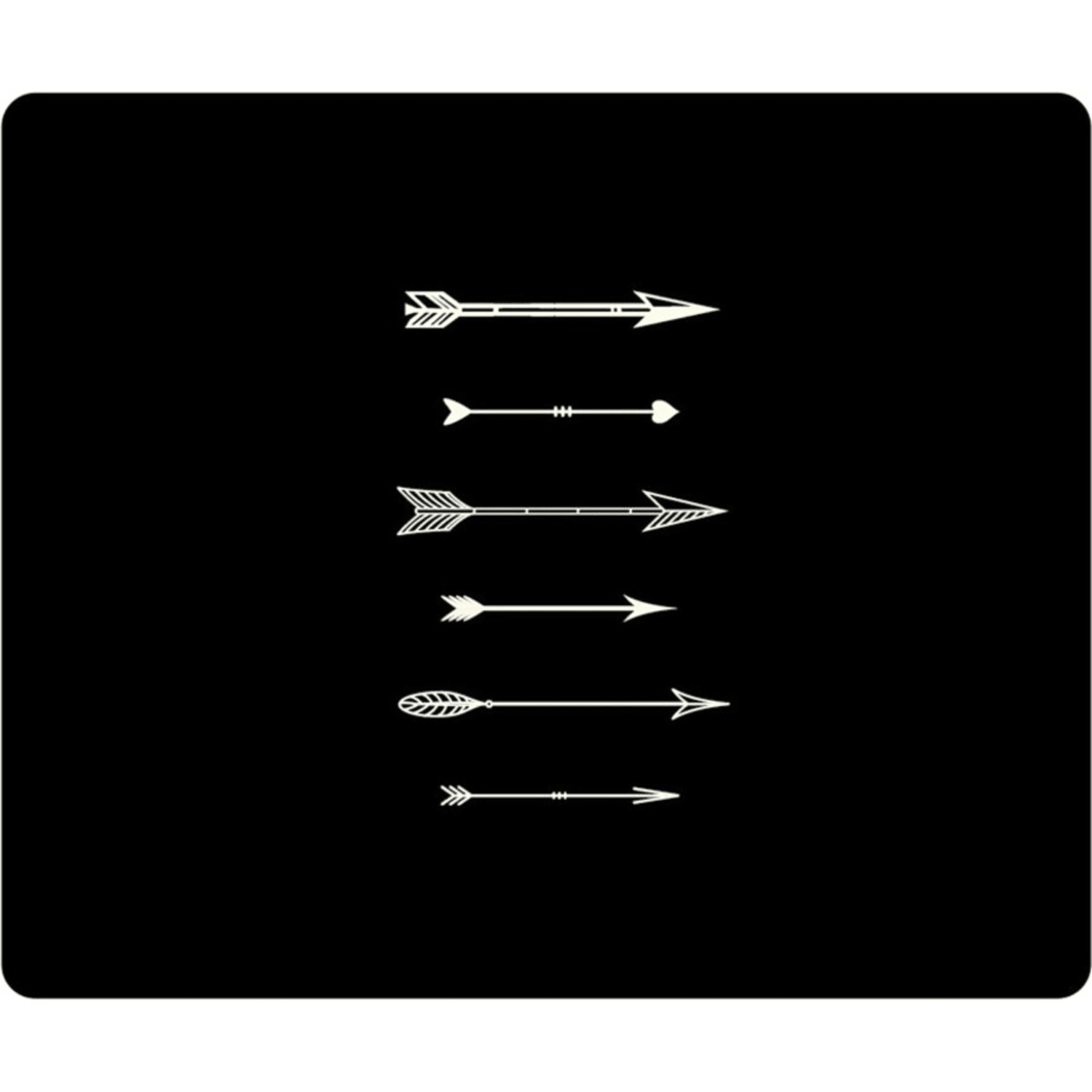 OTM Essentials Mouse Pad, Shooting Arrows, 10in x 9.13in, Black, PV1BM-HIP-19 - Image 3